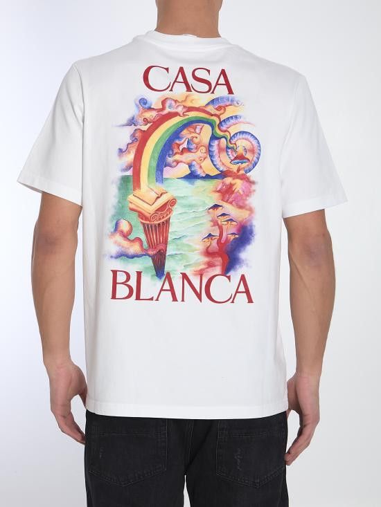 Tシャツ・カットソー CASABLANCA Men T-shirt White MPF25JTS001 03 Casablanca CASABLANCA Men T-Shirts MPS25JTS00103 WHITE | Grailed