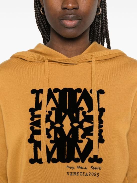 Max Mara MAX MARA Women Hoodies 2511361071 SFINGE022 Orange Size S / US 4 / IT 40 - 4 Thumbnail