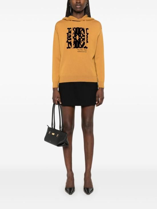 Max Mara MAX MARA Women Hoodies 2511361071 SFINGE022 Orange Size S / US 4 / IT 40 - 2 Thumbnail