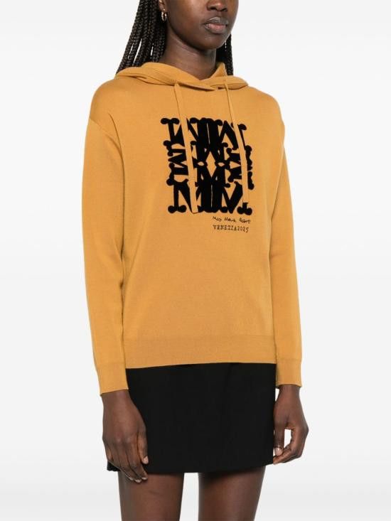 Max Mara MAX MARA Women Hoodies 2511361071 SFINGE022 Orange Size S / US 4 / IT 40 - 3 Thumbnail