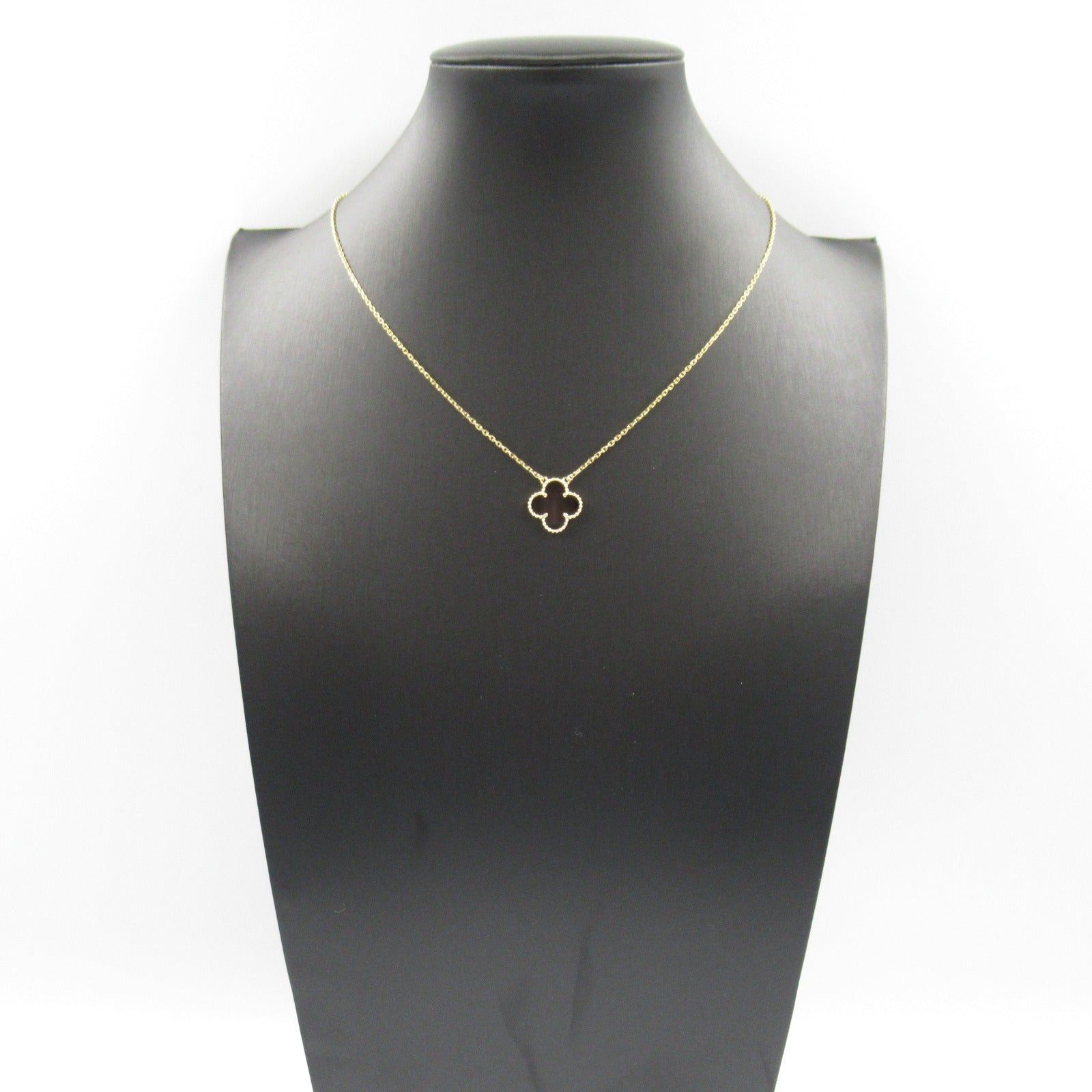 Van Cleef & Arpels Van Cleef Arpels Alhambra Necklace Onyx K18 (Yellow Gold) Black Size ONE SIZE - 7 Thumbnail