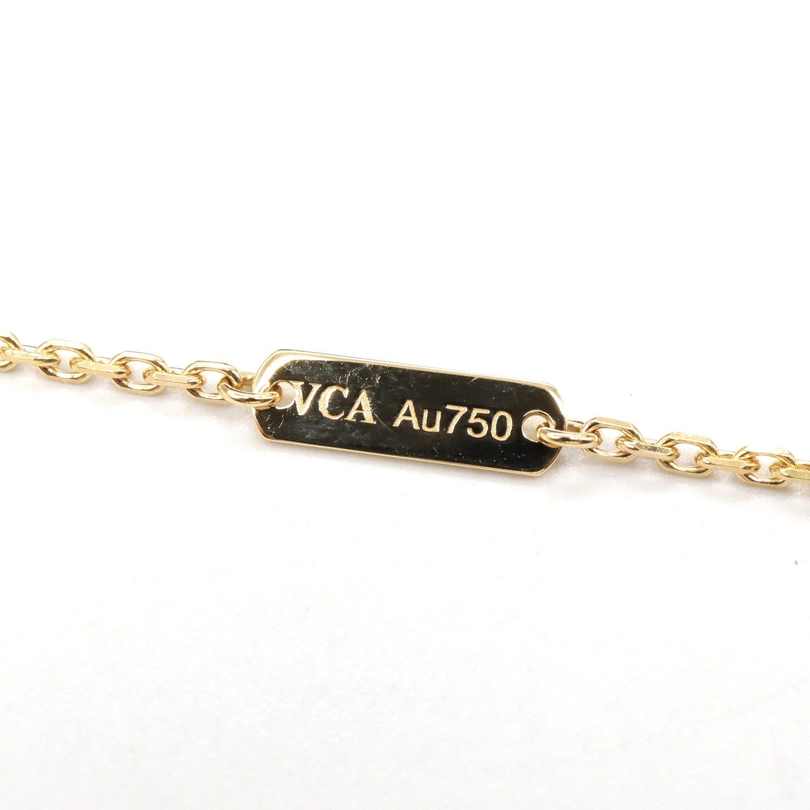 Van Cleef & Arpels Van Cleef Arpels Alhambra Onyx Necklace K18 (Yellow Gold) Black Size ONE SIZE - 4 Thumbnail