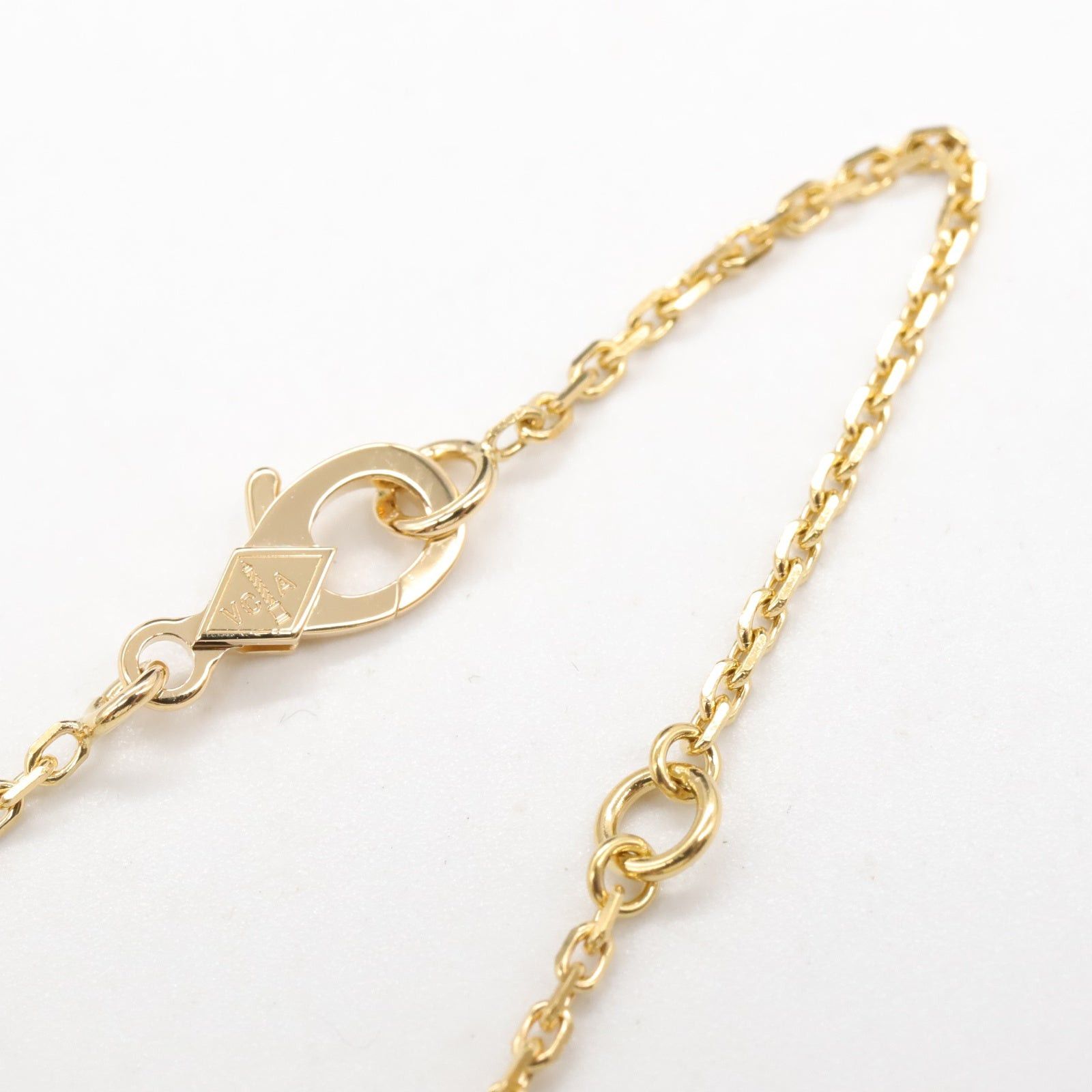 Van Cleef & Arpels Van Cleef Arpels Alhambra Necklace Mother Of Pearl K18 (Yellow Gold) White Size ONE SIZE - 5 Thumbnail