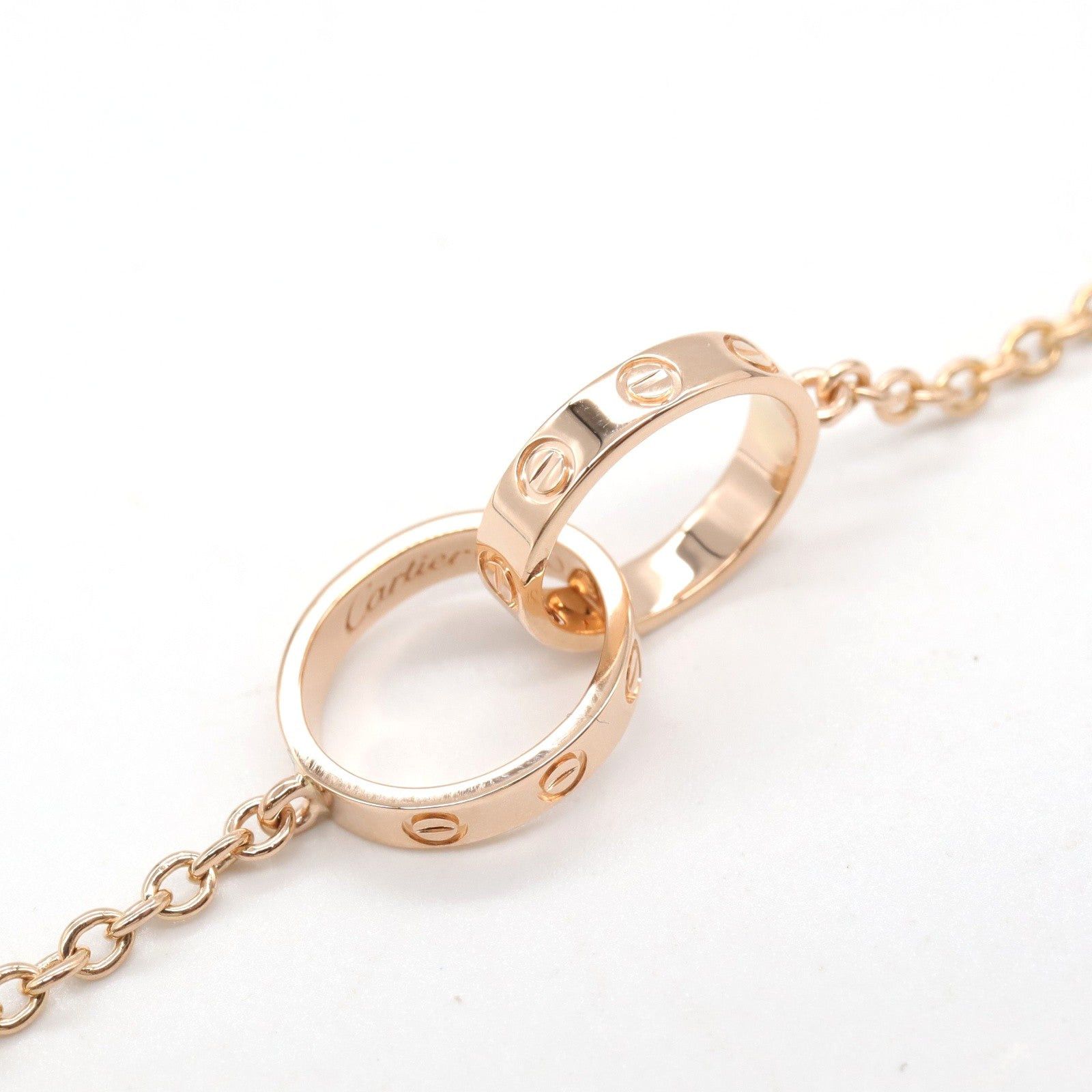 Cartier Cartier Baby Love Necklace K18Pg (Pink Gold) Gold Size ONE SIZE - 4 Thumbnail