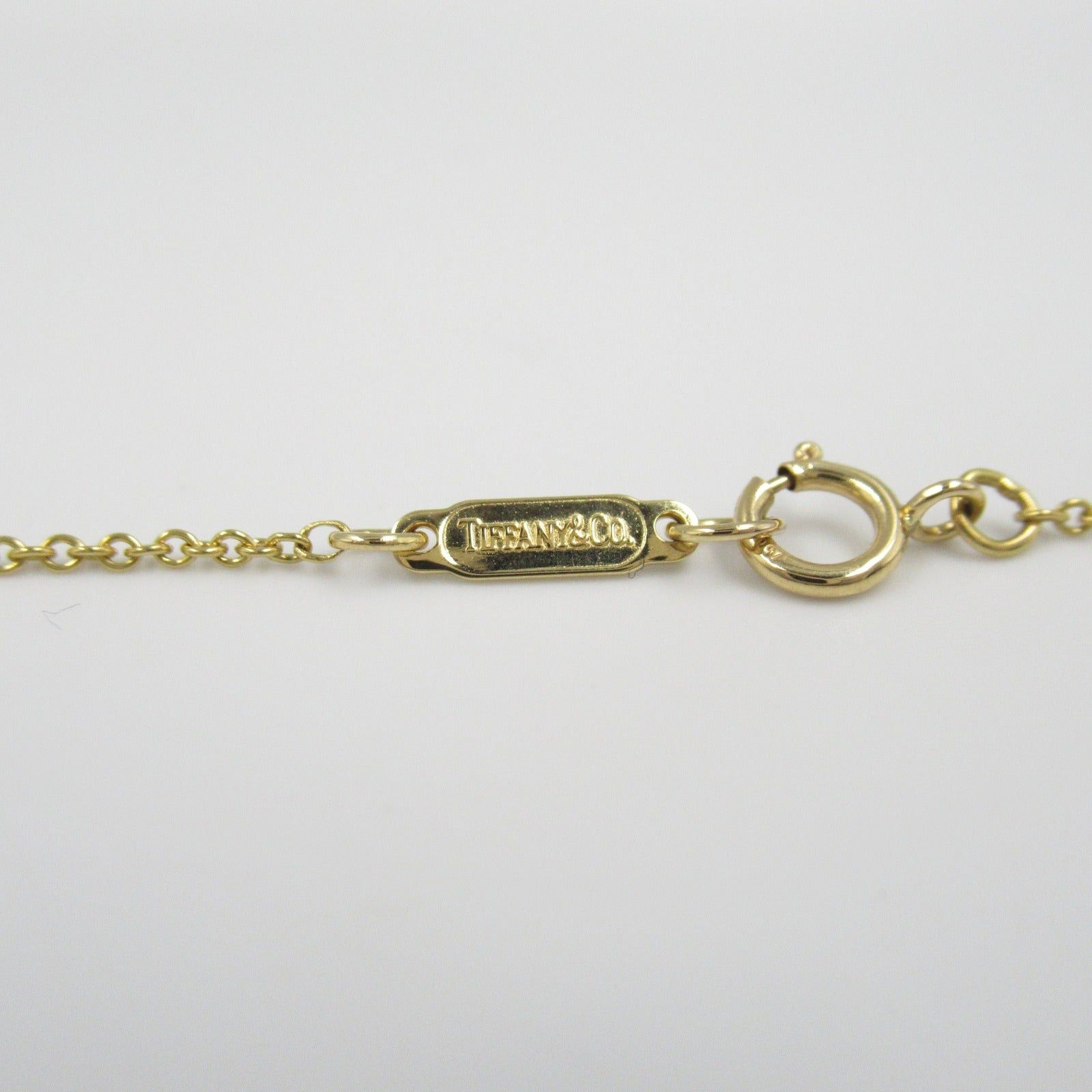 Tiffany & Co. Tiffany Co Heart Pave Necklace K18 (Yellow Gold) Diamond Clear Size ONE SIZE - 5 Thumbnail