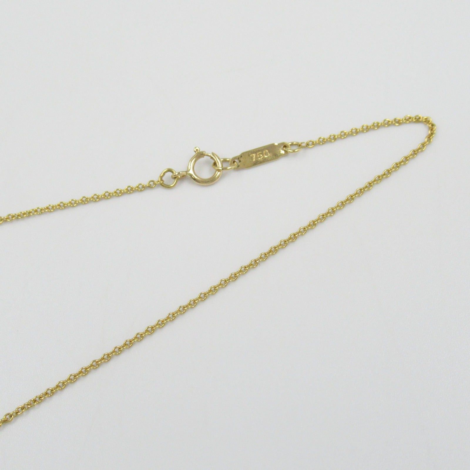 Tiffany & Co. Tiffany Co Heart Pave Necklace K18 (Yellow Gold) Diamond Clear Size ONE SIZE - 7 Thumbnail