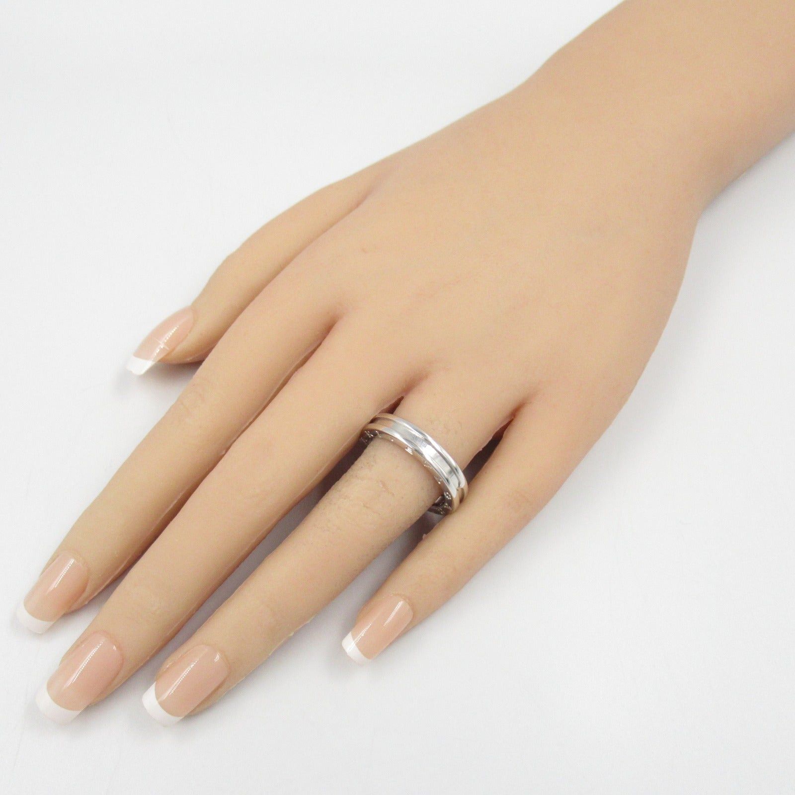 Bvlgari Bvlgari B Zero One Ring 1Belt K18Wg (White Gold) Silver Size ONE SIZE - 8 Thumbnail