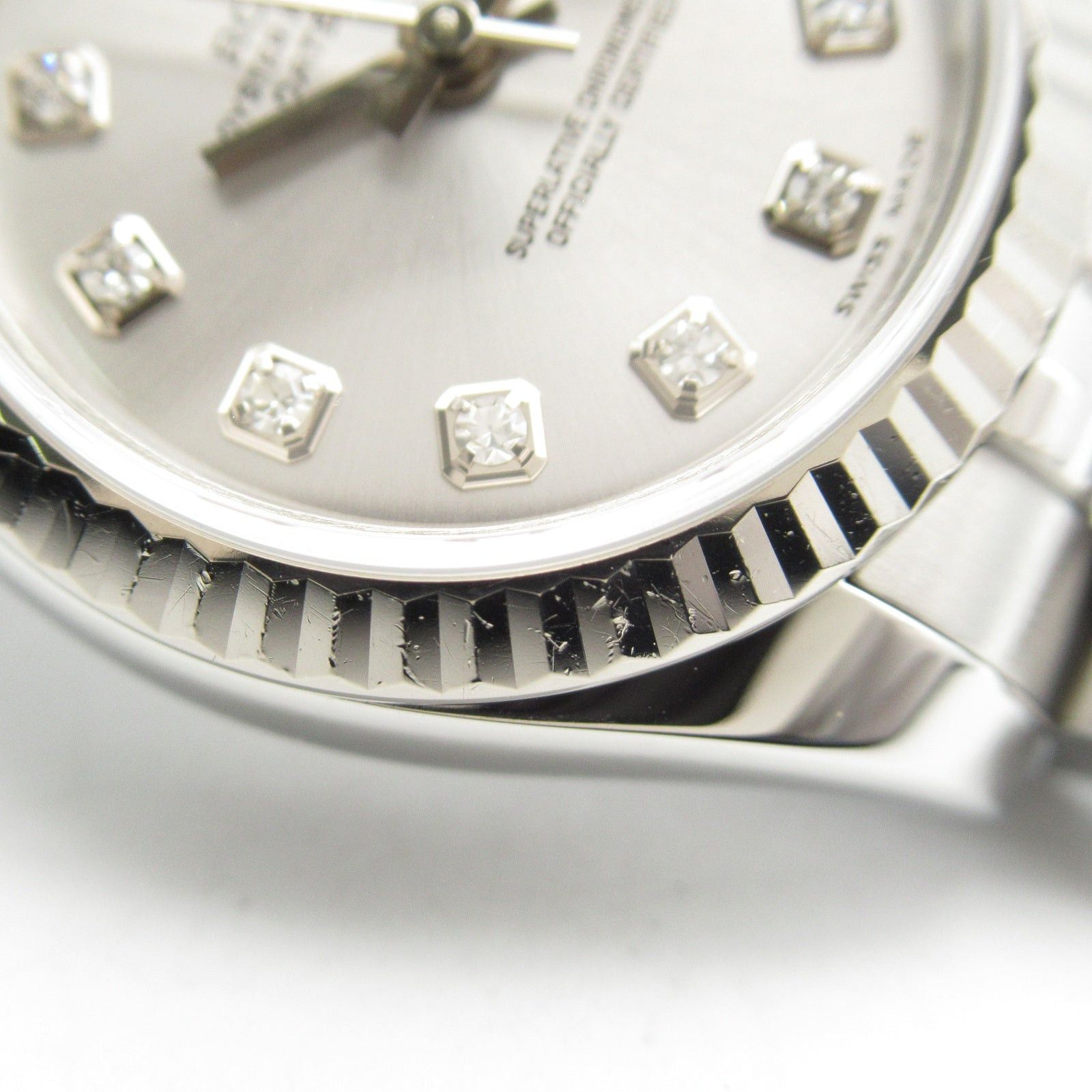Rolex Rolex Datejust 10P Diamond D Women Watch Automatic Winding K18Wg (White Gold) Stainless Steel Silver Np Size ONE SIZE - 13 Thumbnail