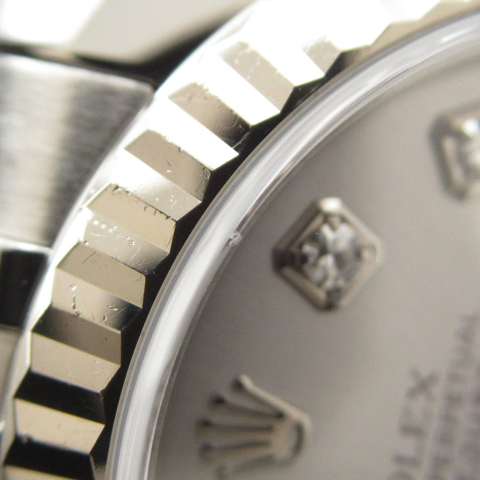 Rolex Rolex Datejust 10P Diamond D Women Watch Automatic Winding K18Wg (White Gold) Stainless Steel Silver Np Size ONE SIZE - 12 Thumbnail