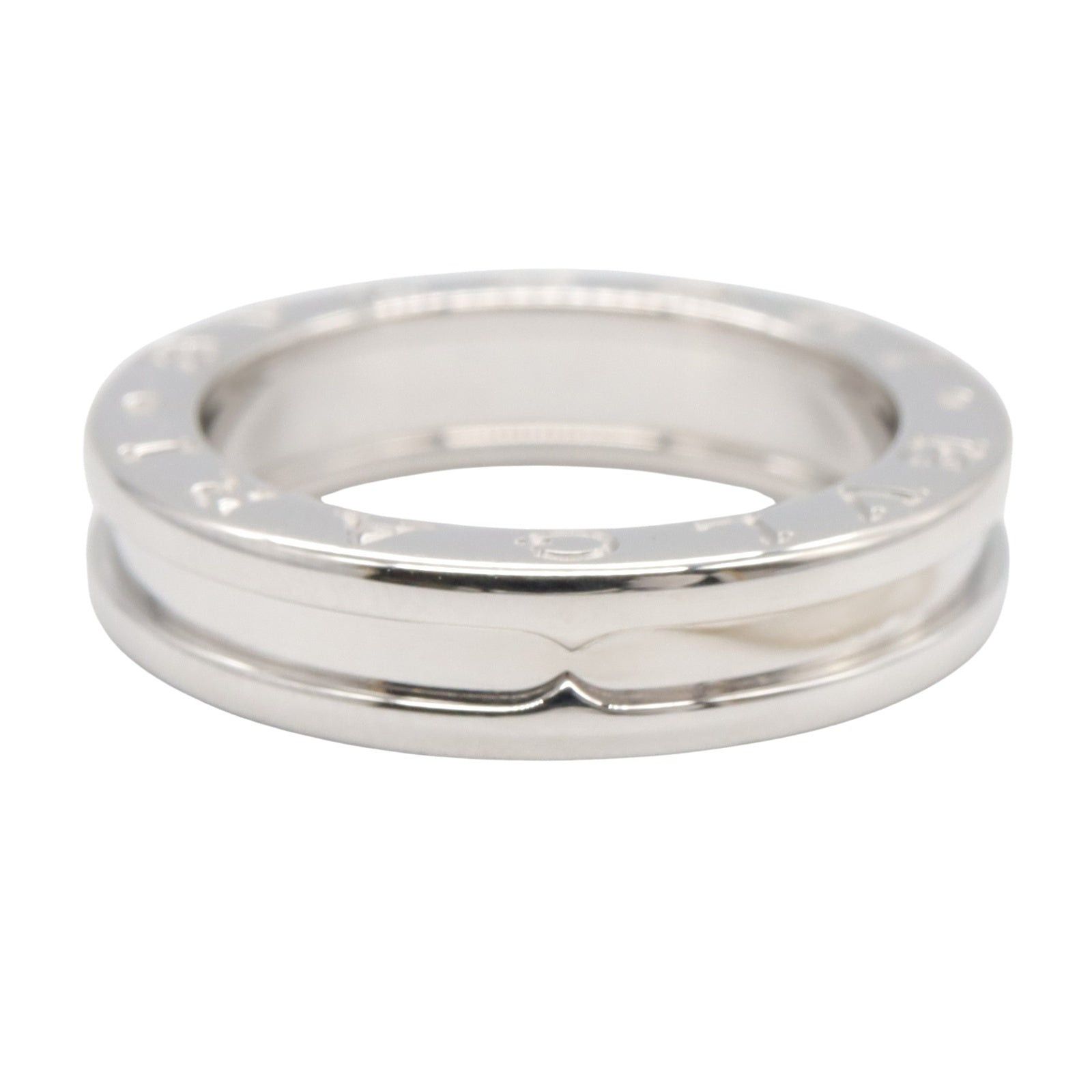 Bvlgari Bvlgari B Zero One Ring 1Belt K18Wg (White Gold) Silver Size ONE SIZE - 2 Thumbnail