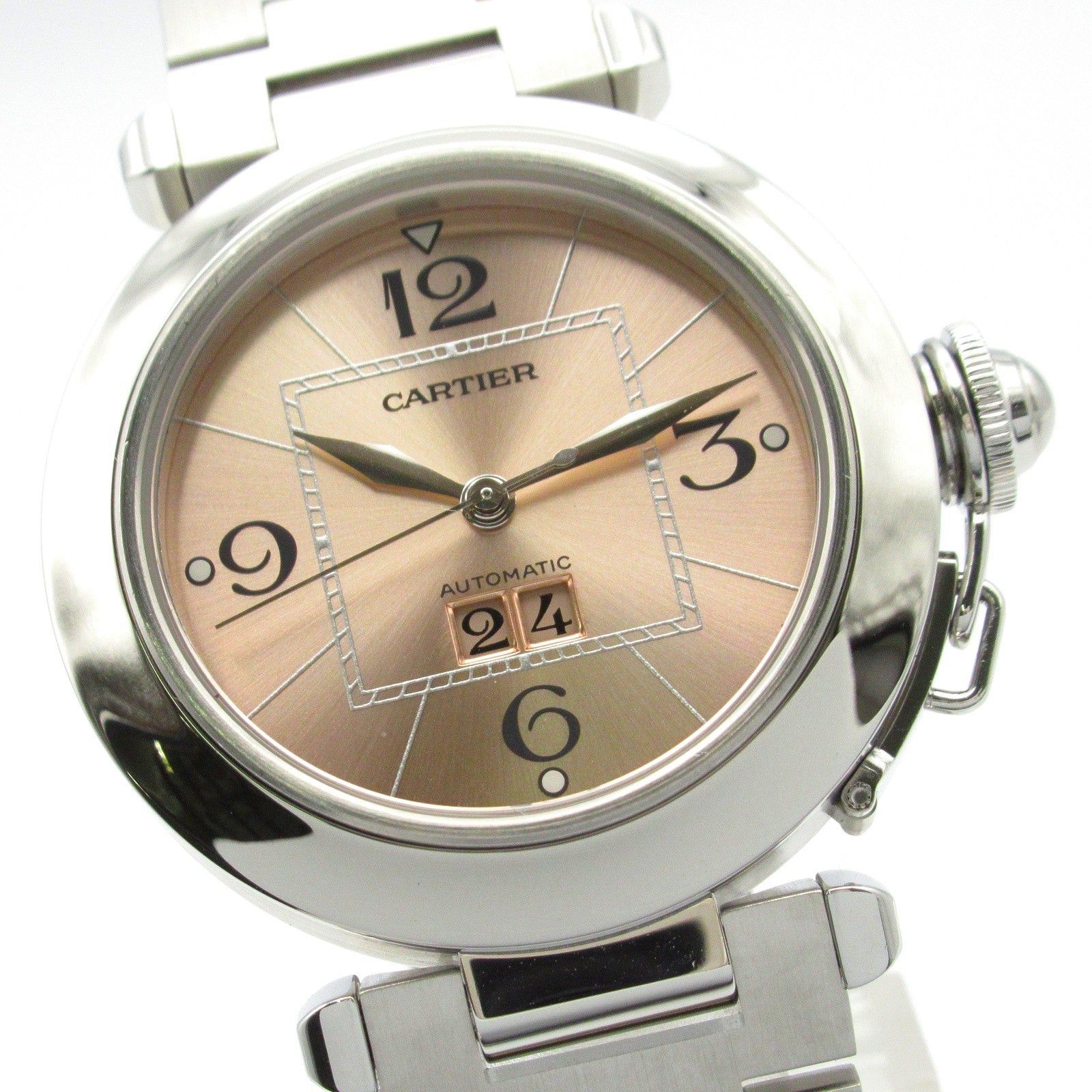 Cartier Cartier Pasha C Big Date Boys Watch Automatic Winding Stainless Steel Pink Size ONE SIZE - 3 Thumbnail