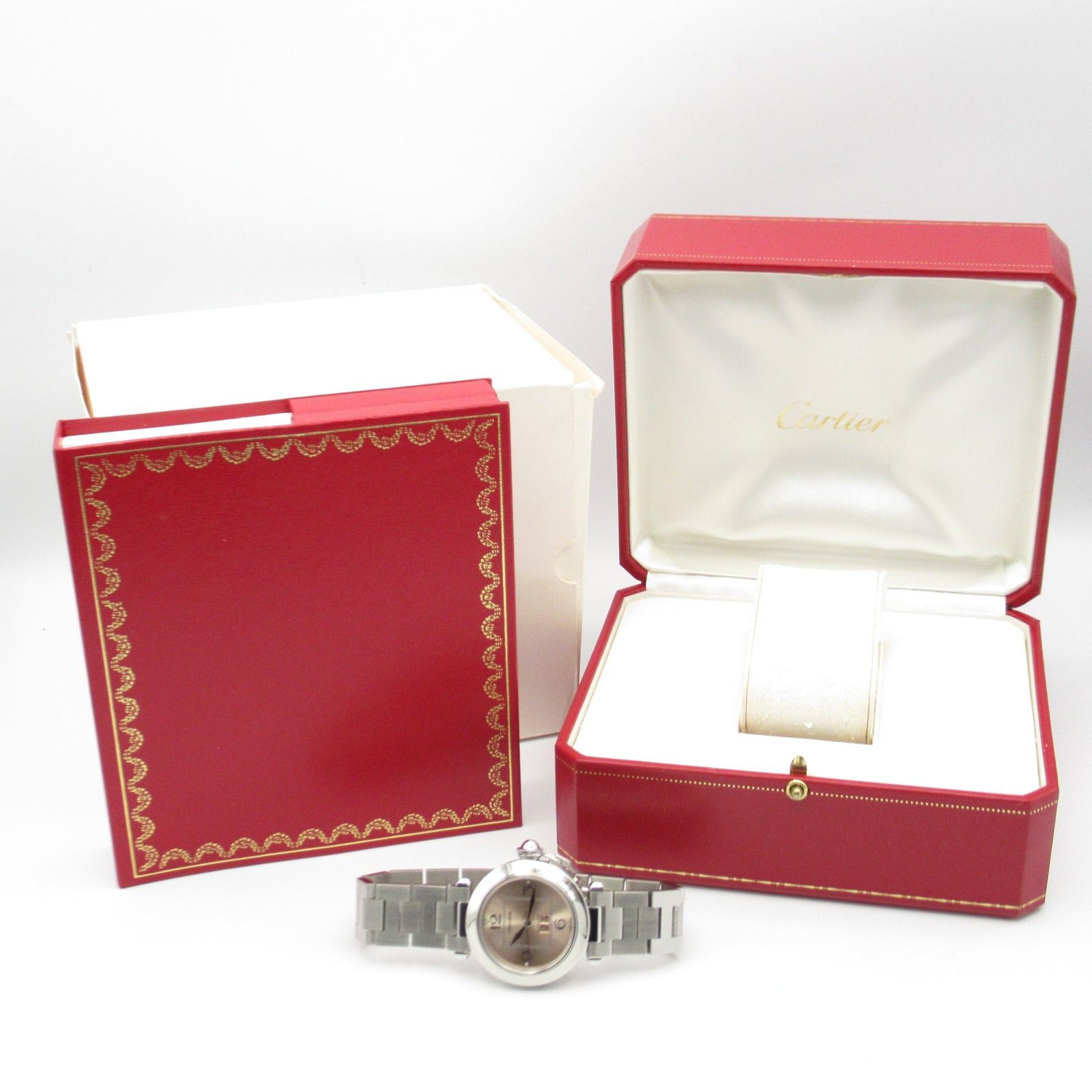 Cartier Cartier Pasha C Big Date Boys Watch Automatic Winding Stainless Steel Pink Size ONE SIZE - 13 Thumbnail