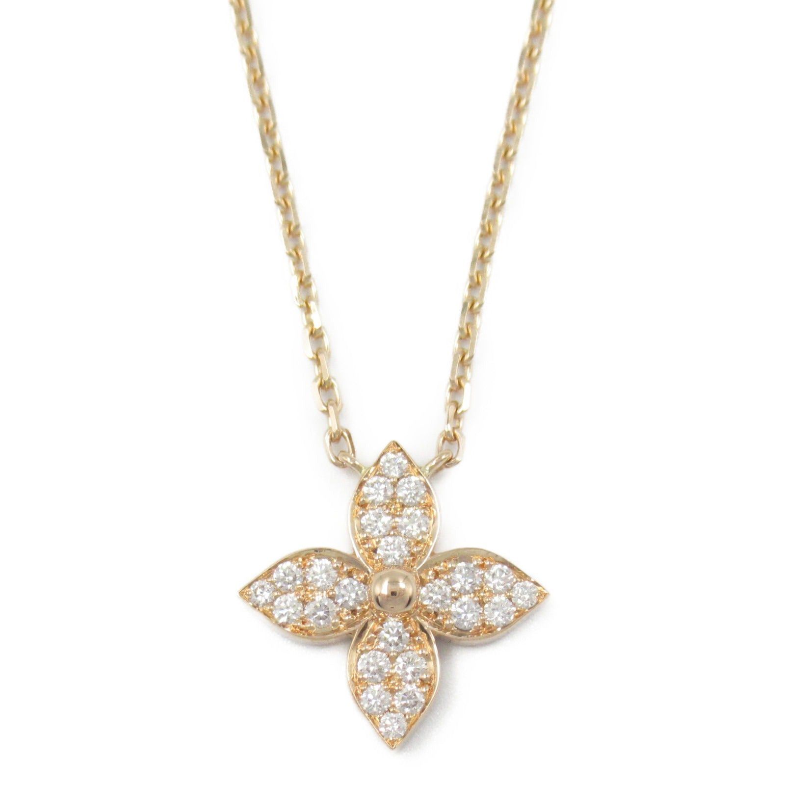 Louis Vuitton Louis Vuitton Pandantif Star Blossom Necklace Diamond K18Pg (Pink Gold) Clear Size ONE SIZE - 2 Thumbnail