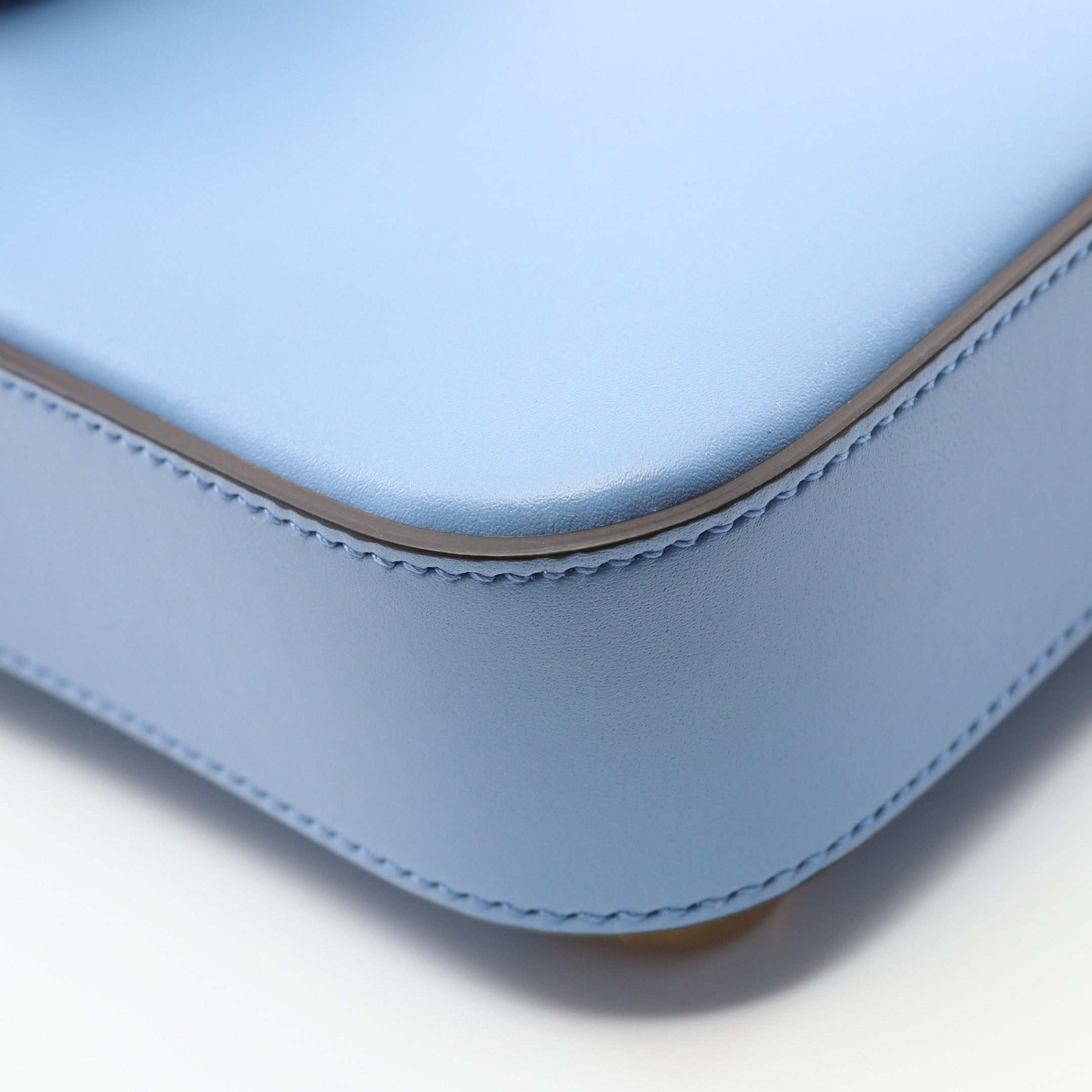 Gucci Gucci Bamboo Handbag Leather Light Blue 3Way Size ONE SIZE - 6 Thumbnail