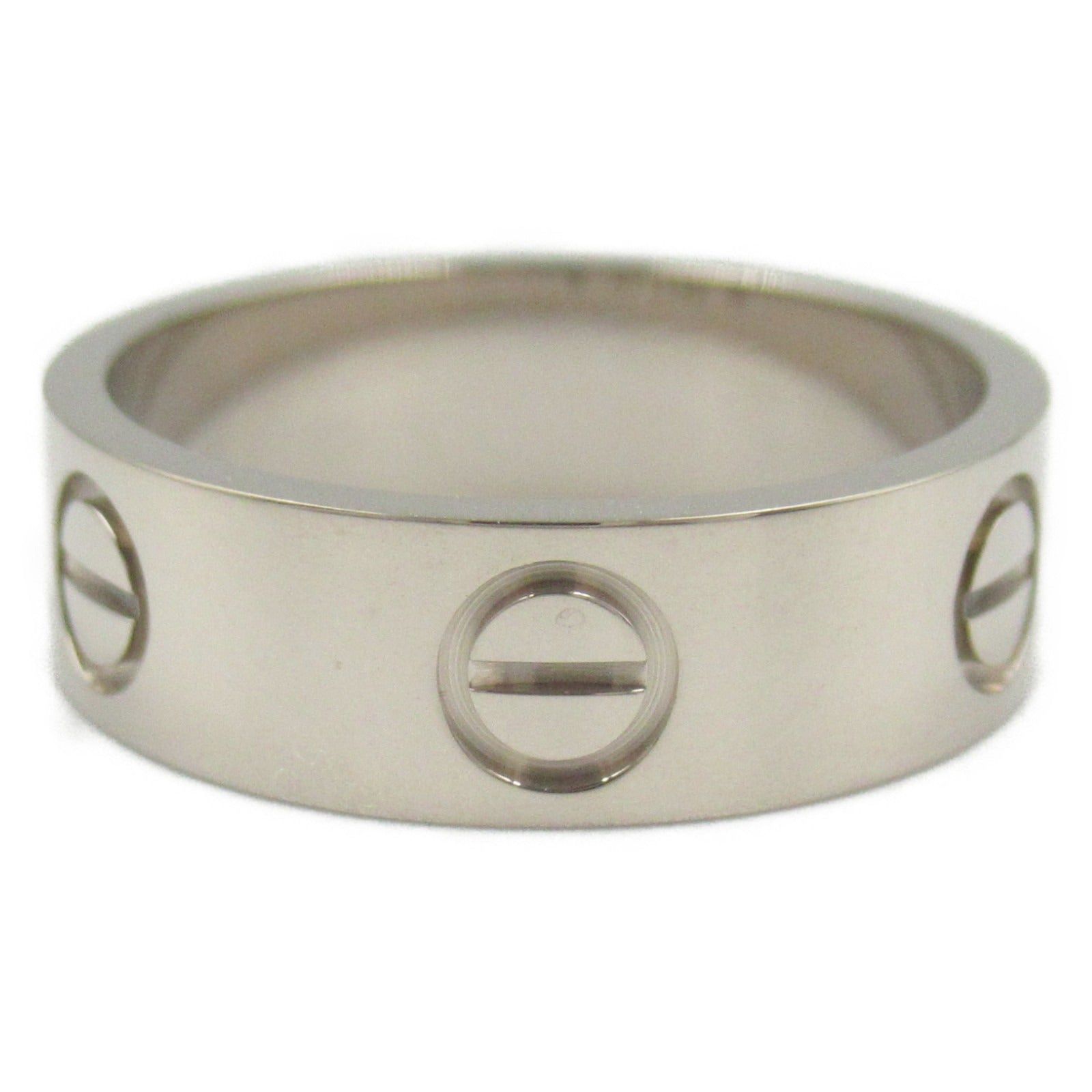 Cartier Cartier Love Ring K18Wg (White Gold) Silver Size ONE SIZE - 2 Thumbnail
