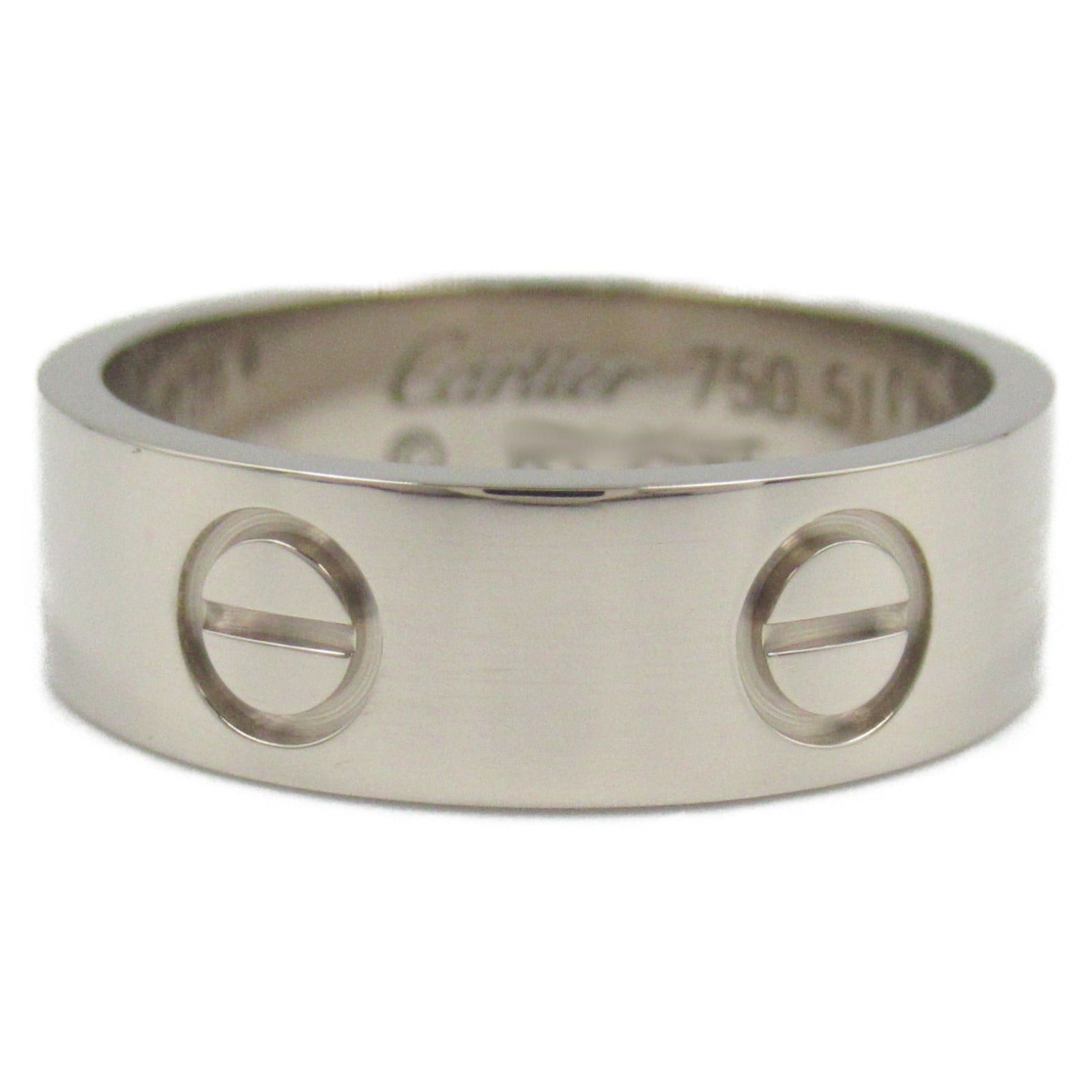 Cartier Cartier Love Ring K18Wg (White Gold) Silver Size ONE SIZE - 3 Thumbnail
