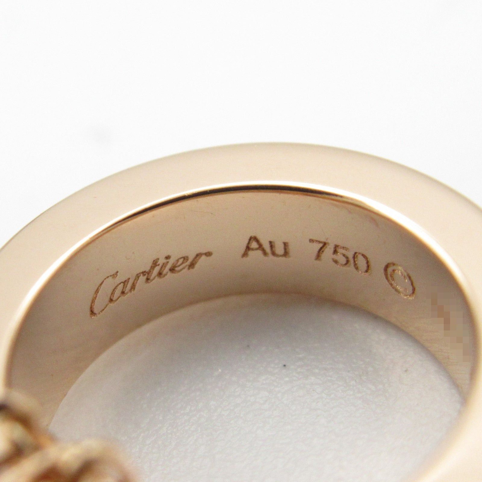 Cartier Cartier Love Necklace Three Hoops Diamond Ceramic K18Pg (Pink Gold) Clear Size ONE SIZE - 7 Thumbnail