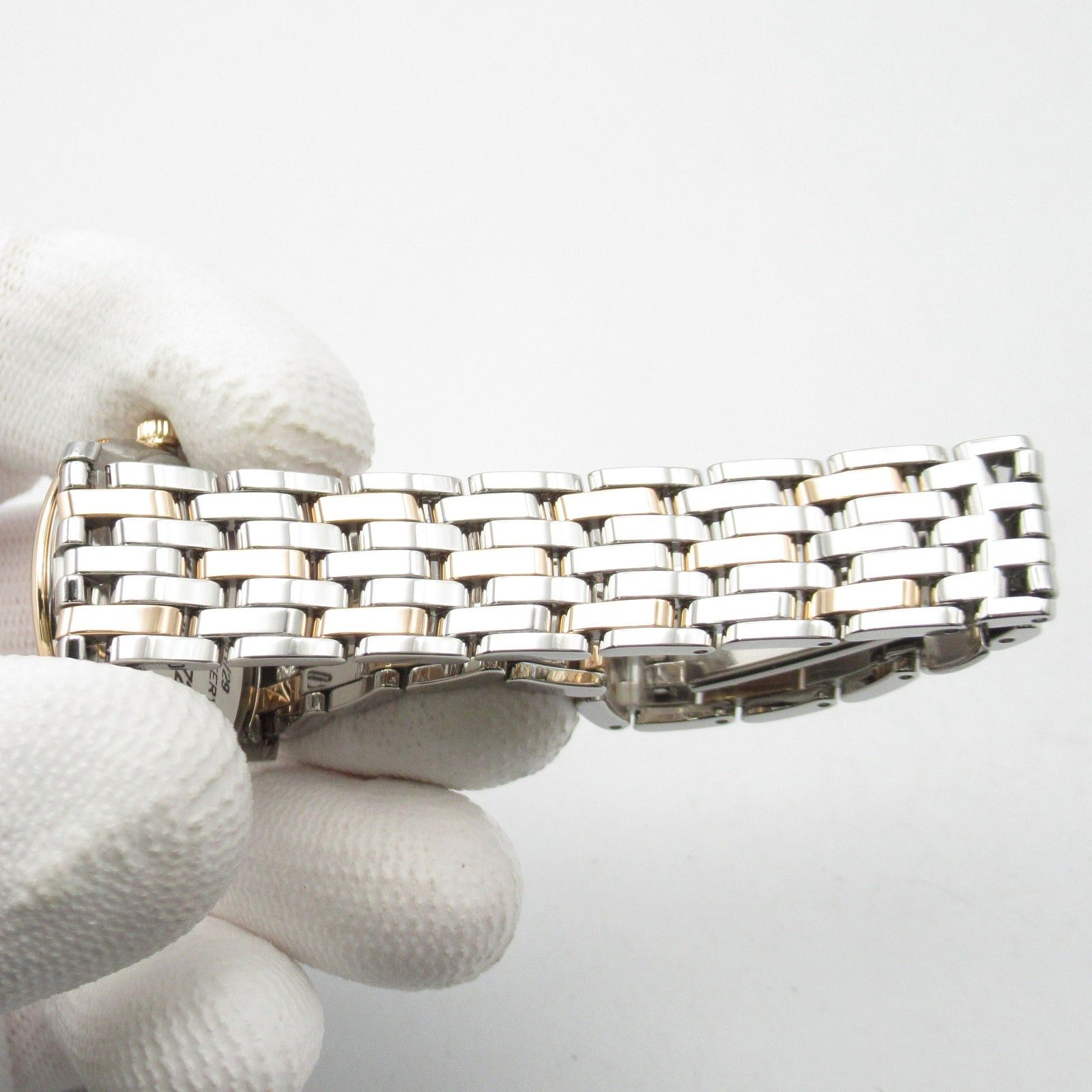 Omega De Ville Prestige Butterfly 8P Diamond Women Watch Quartz K18Pg (Pink Gold) Stainless Steel Silver