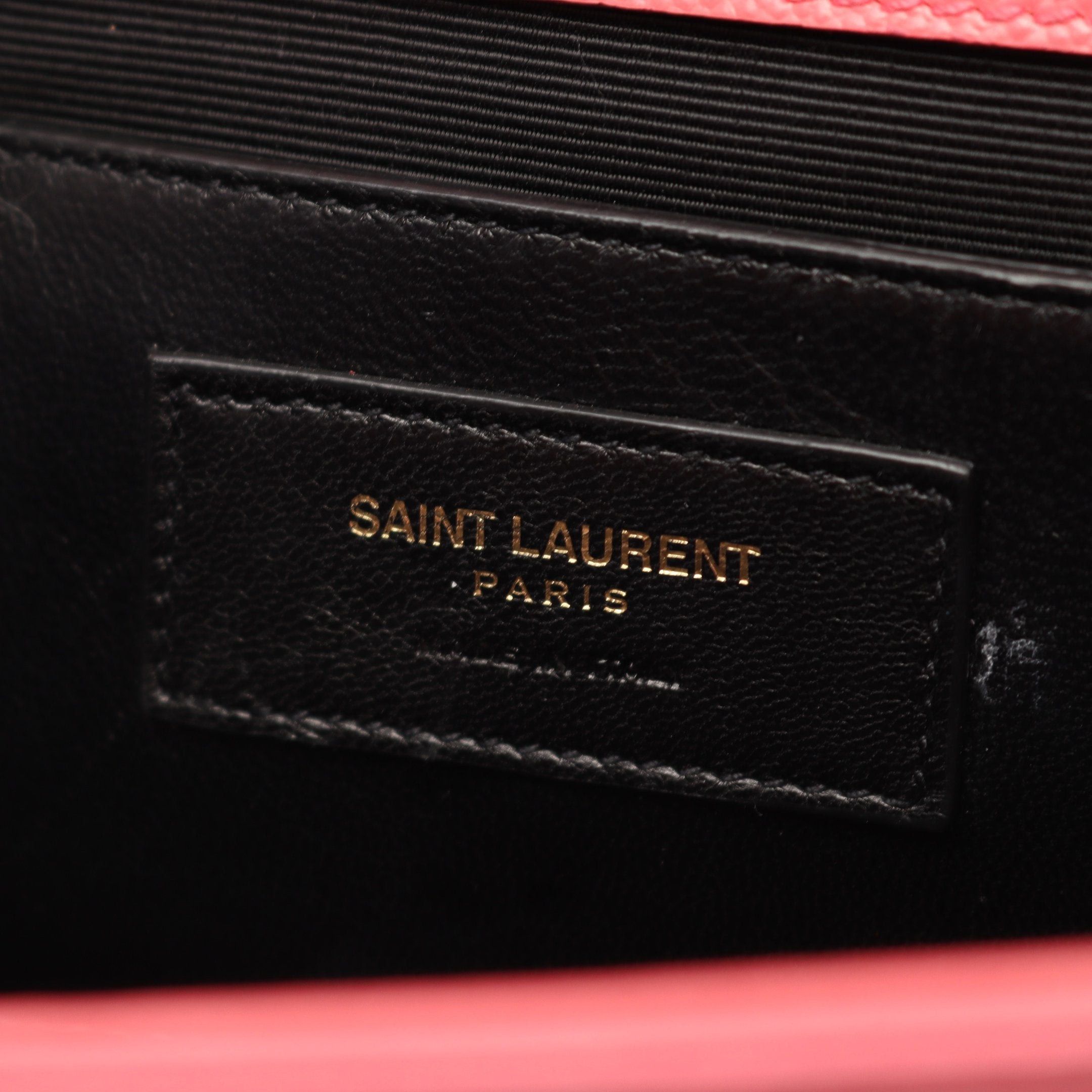 Yves Saint Laurent Yves Saint Laurent Kate Chain Shoulder Bag Leather Pink Size ONE SIZE - 4 Thumbnail