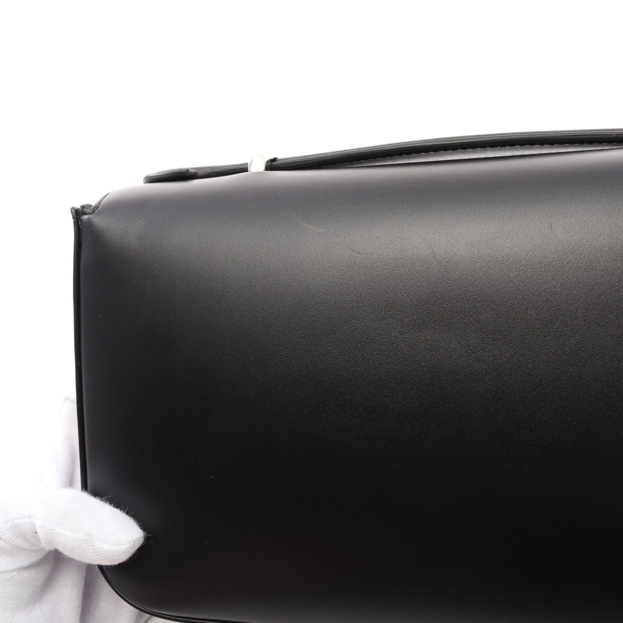 Gucci Gucci Double G Shoulder Bag Leather Black Size ONE SIZE - 9 Thumbnail