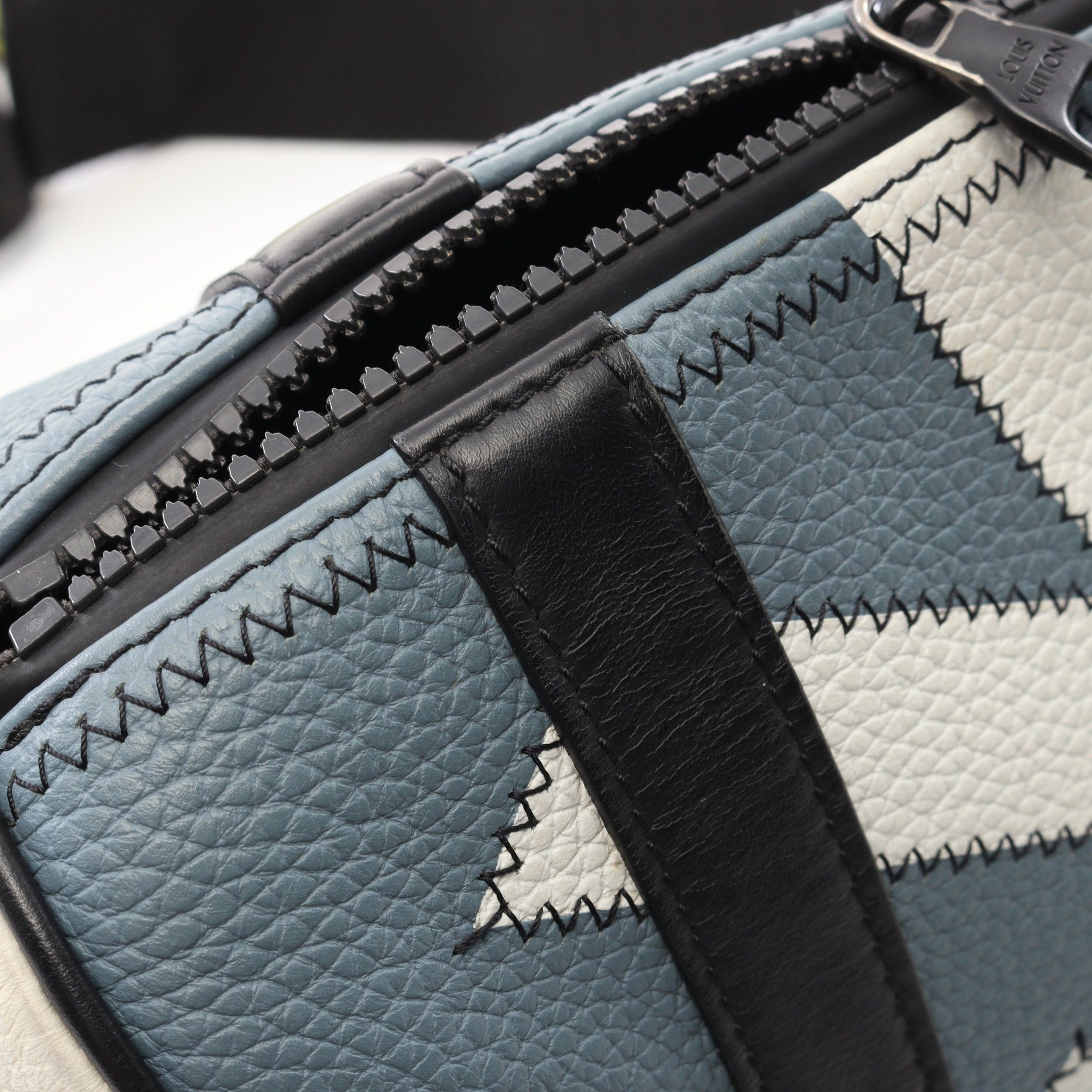 Louis Vuitton Louis Vuitton Porosion Shoulder Bag Leather Gray Yellow Multicolor Size ONE SIZE - 8 Thumbnail