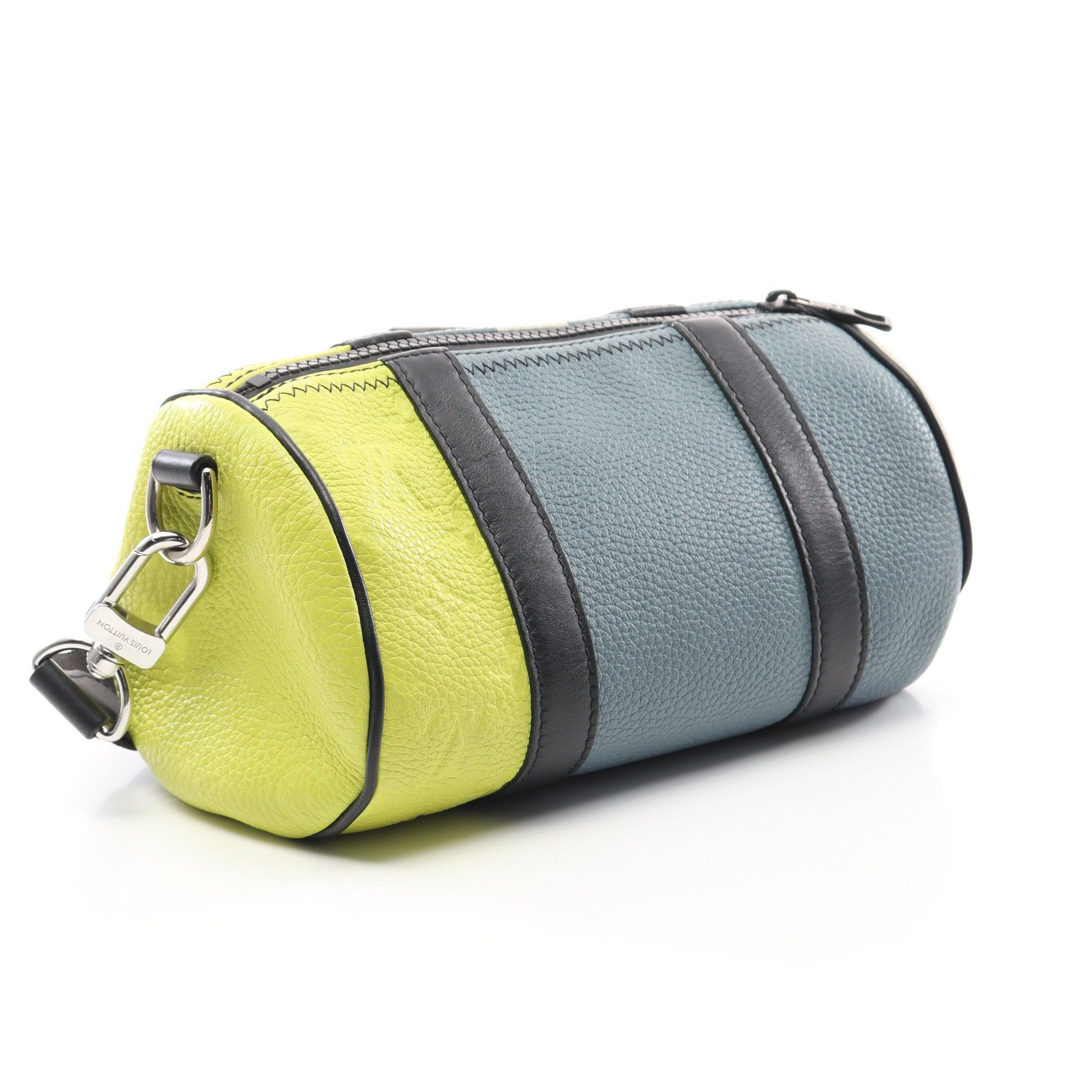 Louis Vuitton Louis Vuitton Porosion Shoulder Bag Leather Gray Yellow Multicolor Size ONE SIZE - 2 Thumbnail