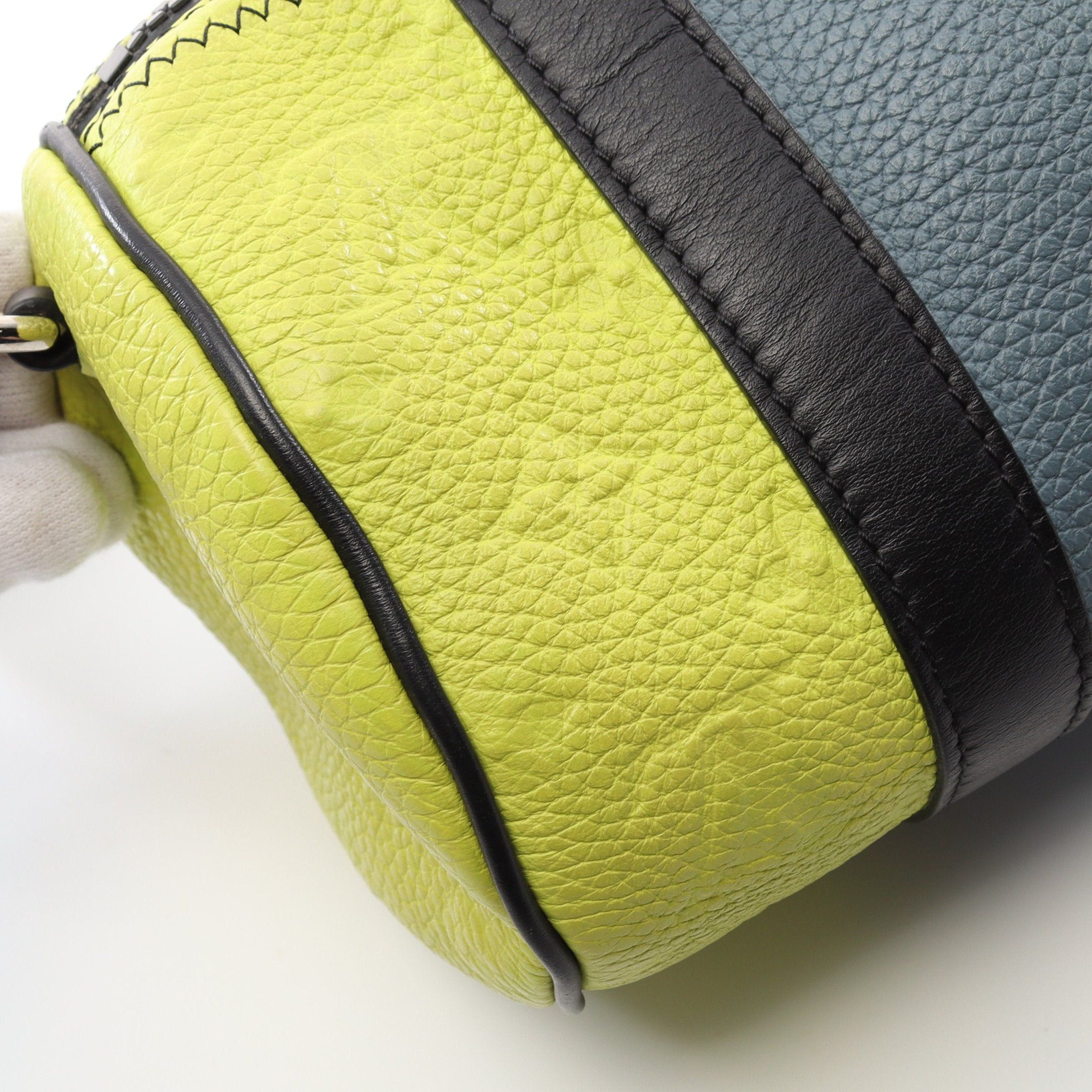 Louis Vuitton Louis Vuitton Porosion Shoulder Bag Leather Gray Yellow Multicolor Size ONE SIZE - 7 Thumbnail