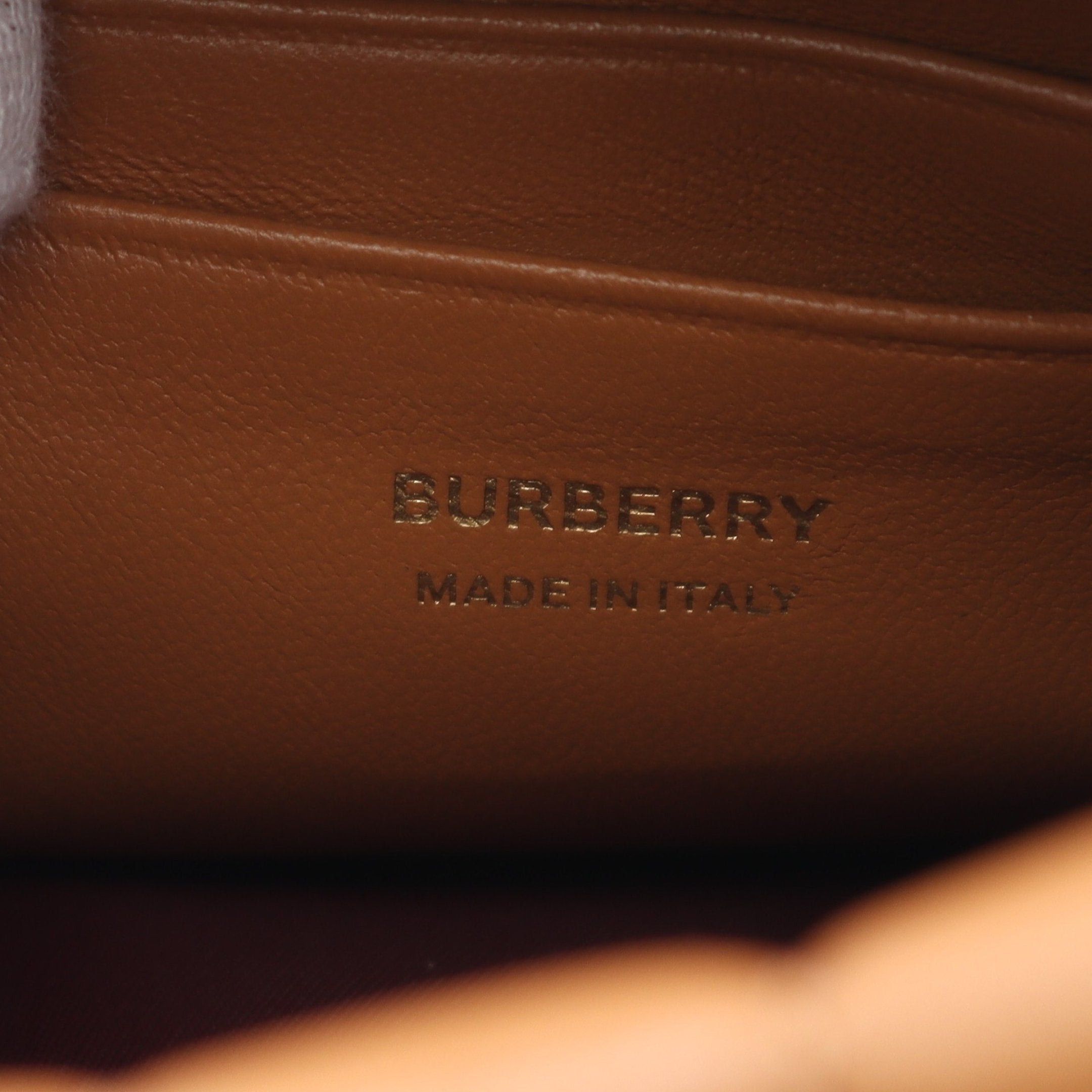Burberry Burberry Roller Quilting Bucket Bag Chain Shoulder Leather Light Brown Size ONE SIZE - 4 Thumbnail