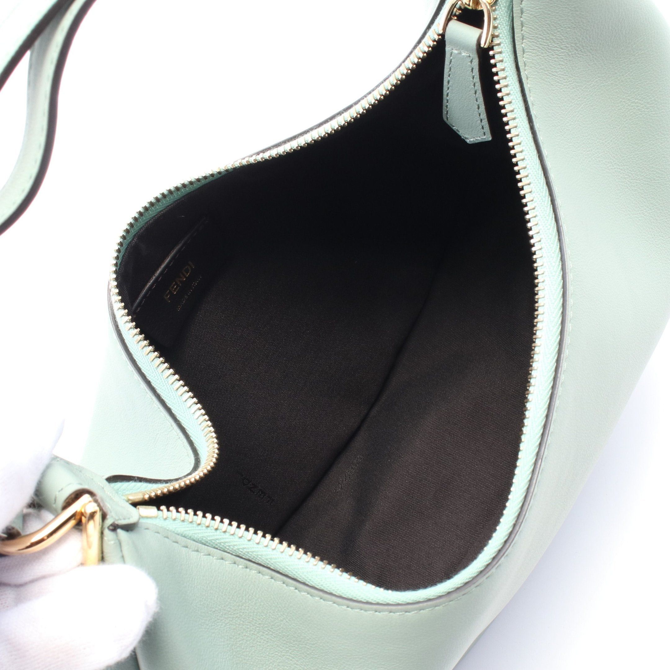 Fendi Fendi Handbag Leather Light Green Size ONE SIZE - 3 Thumbnail