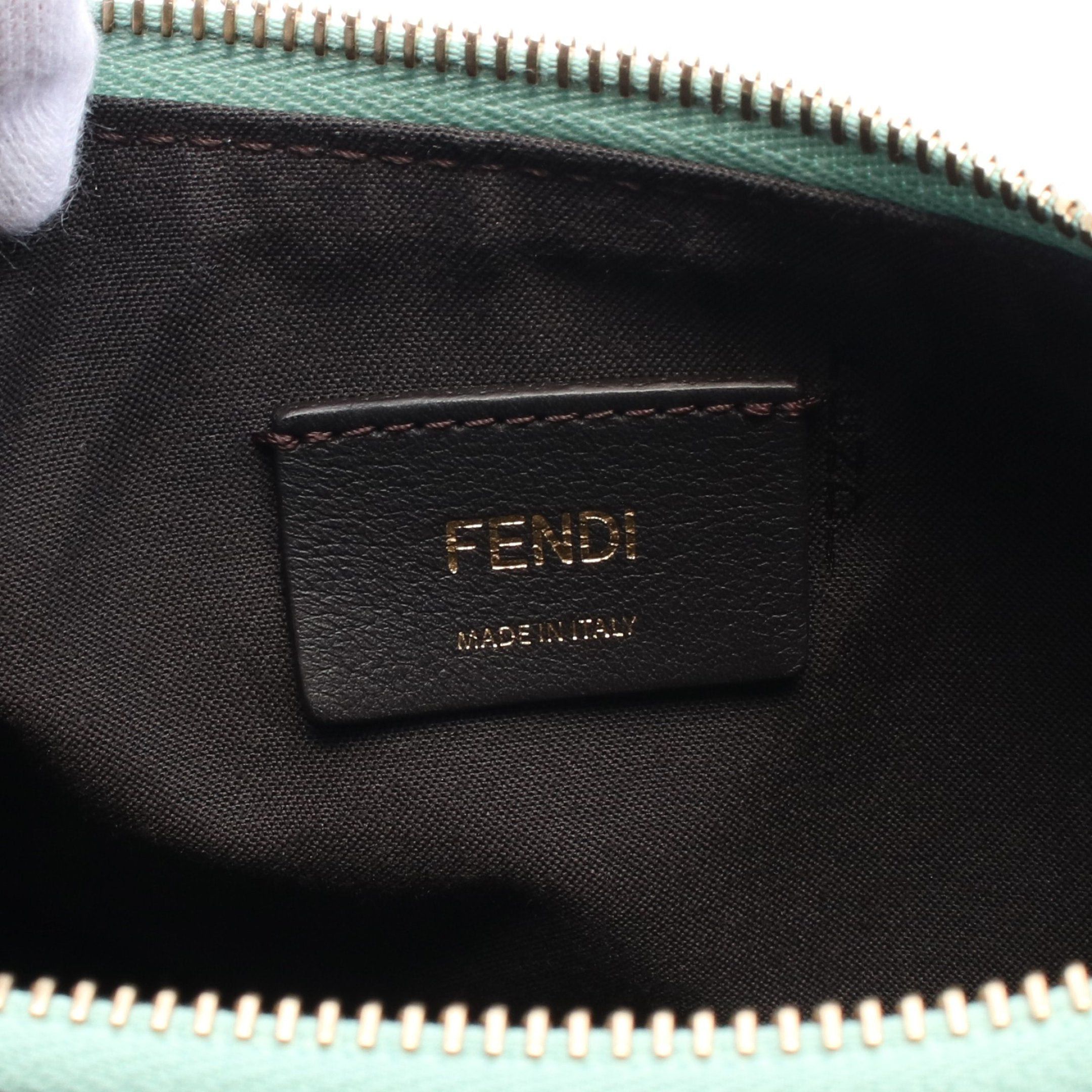 Fendi Fendi Handbag Leather Light Green Size ONE SIZE - 4 Thumbnail