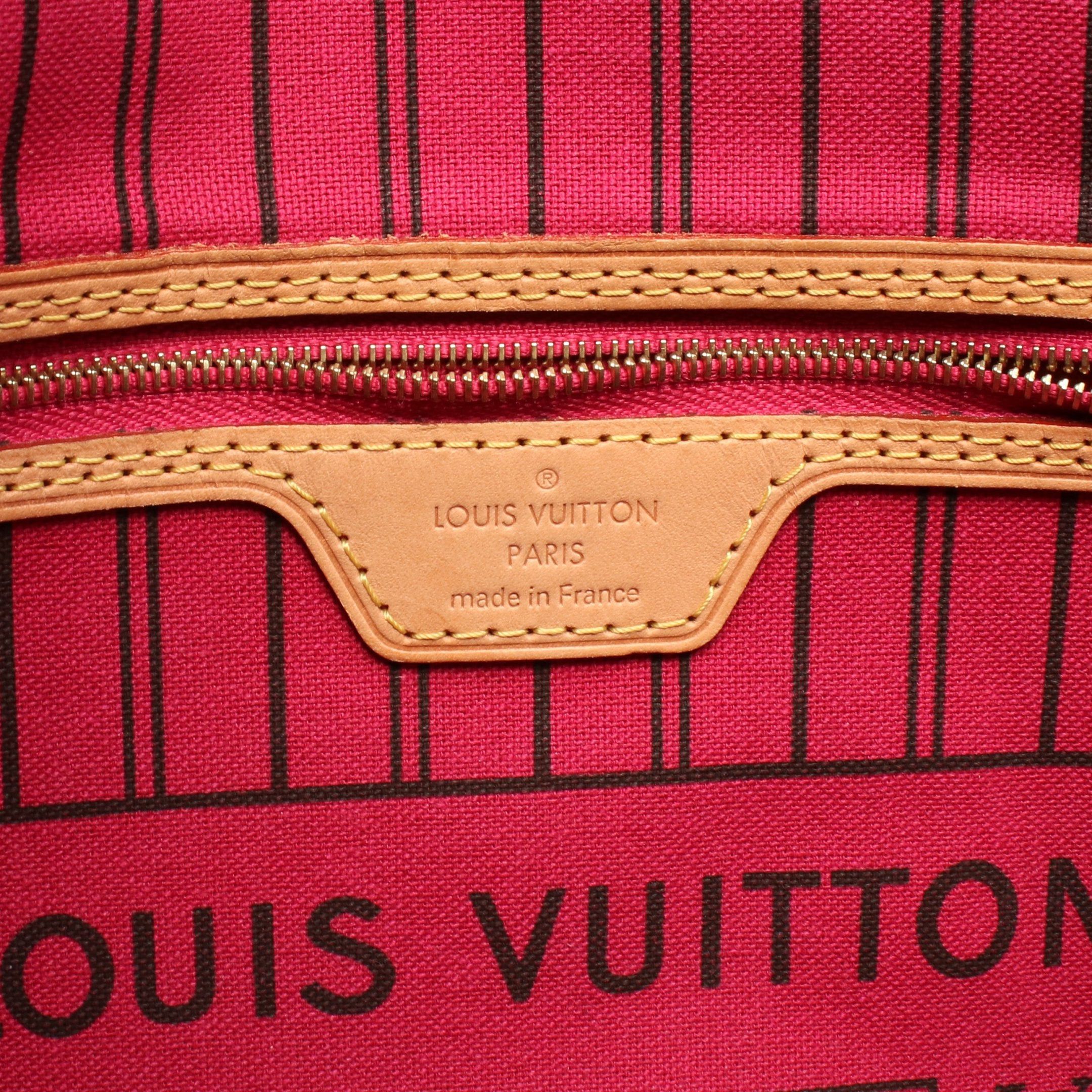 Louis Vuitton Louis Vuitton Neverfull Pm Monogram Pivoine Handbag Tote Bag Leather Brown Size ONE SIZE - 4 Thumbnail
