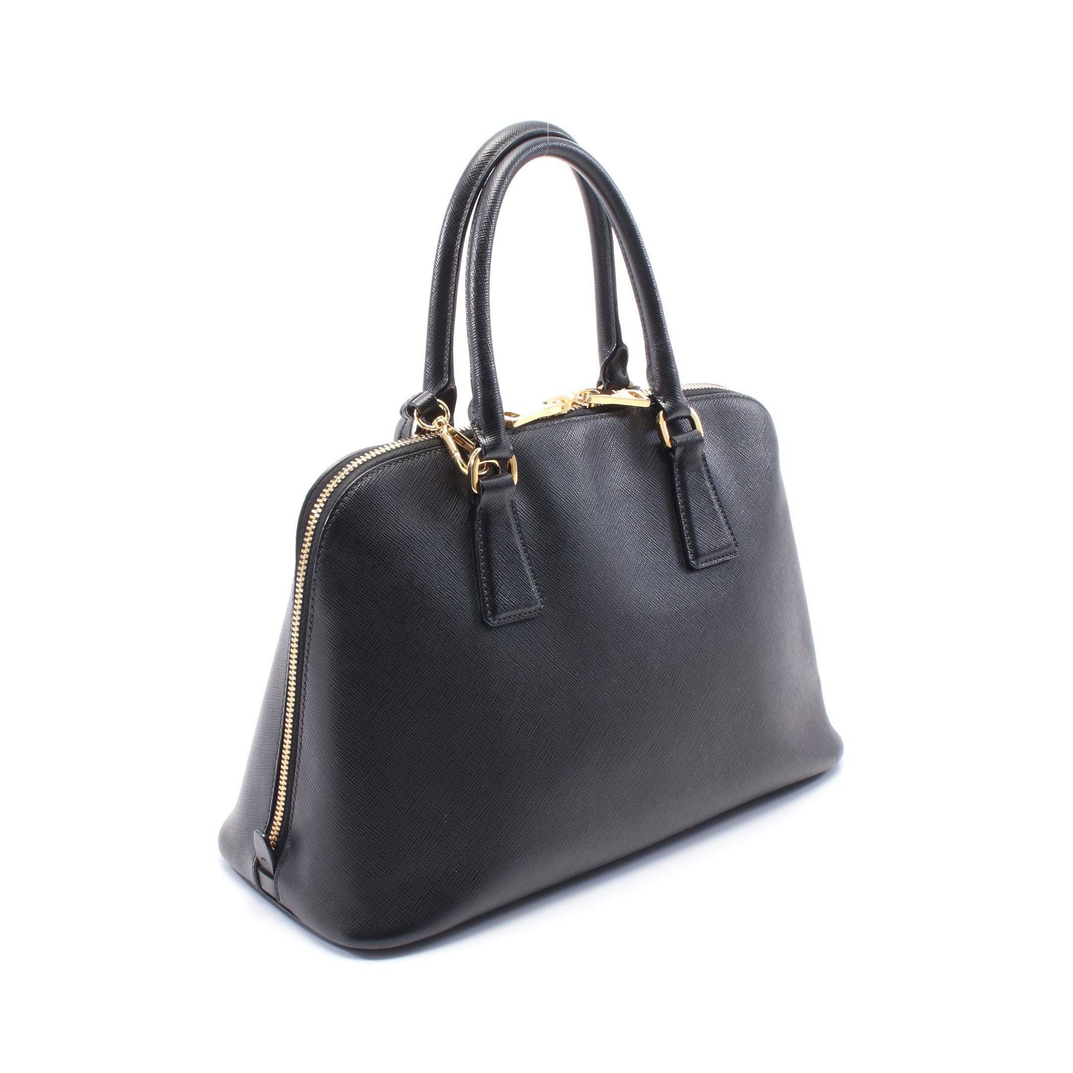 Prada Prada Handbag Leather Black Size ONE SIZE - 2 Thumbnail