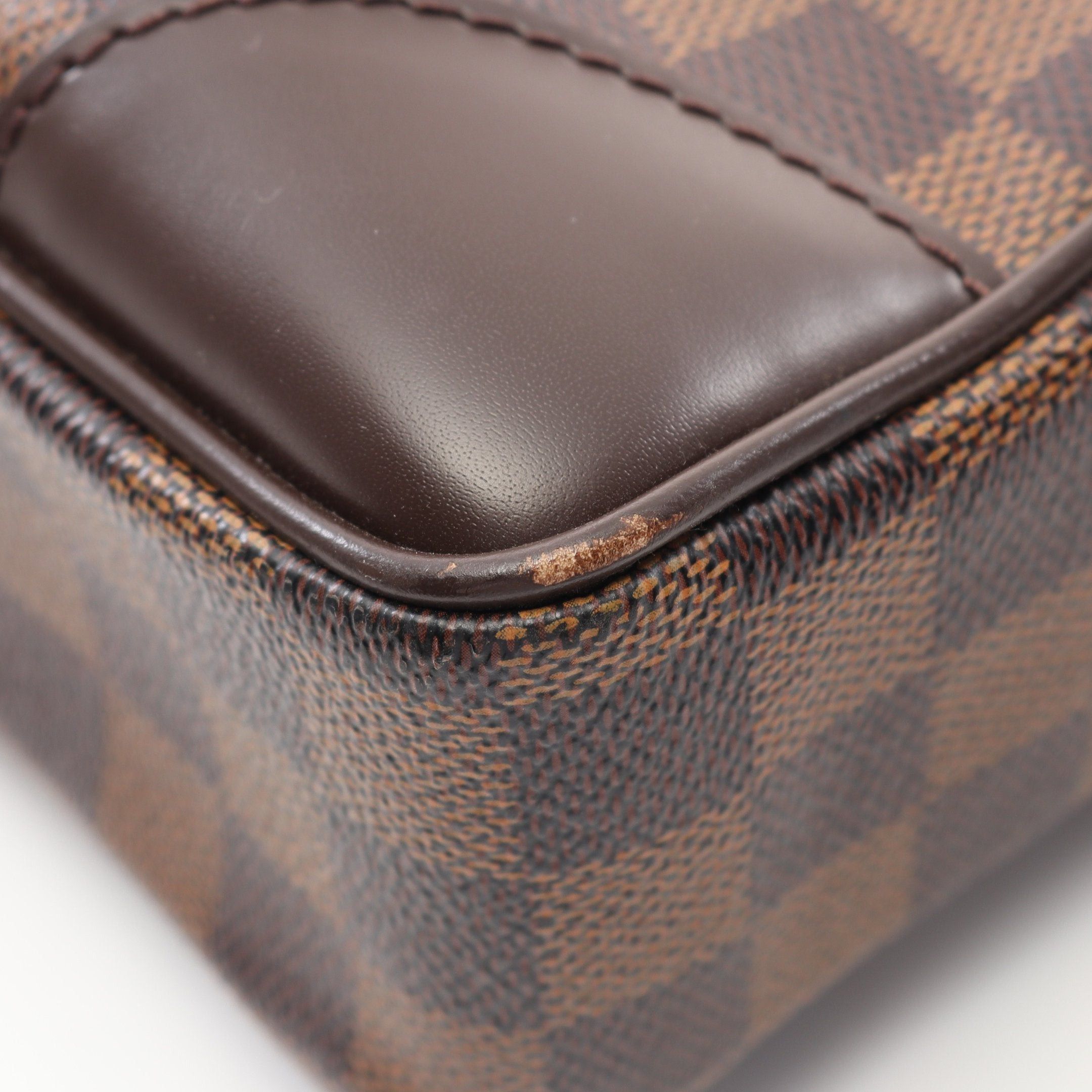 Louis Vuitton Louis Vuitton Porte Document Voyage Damier Ebene Business Bag Briefcase Leather Brown Size ONE SIZE - 8 Thumbnail