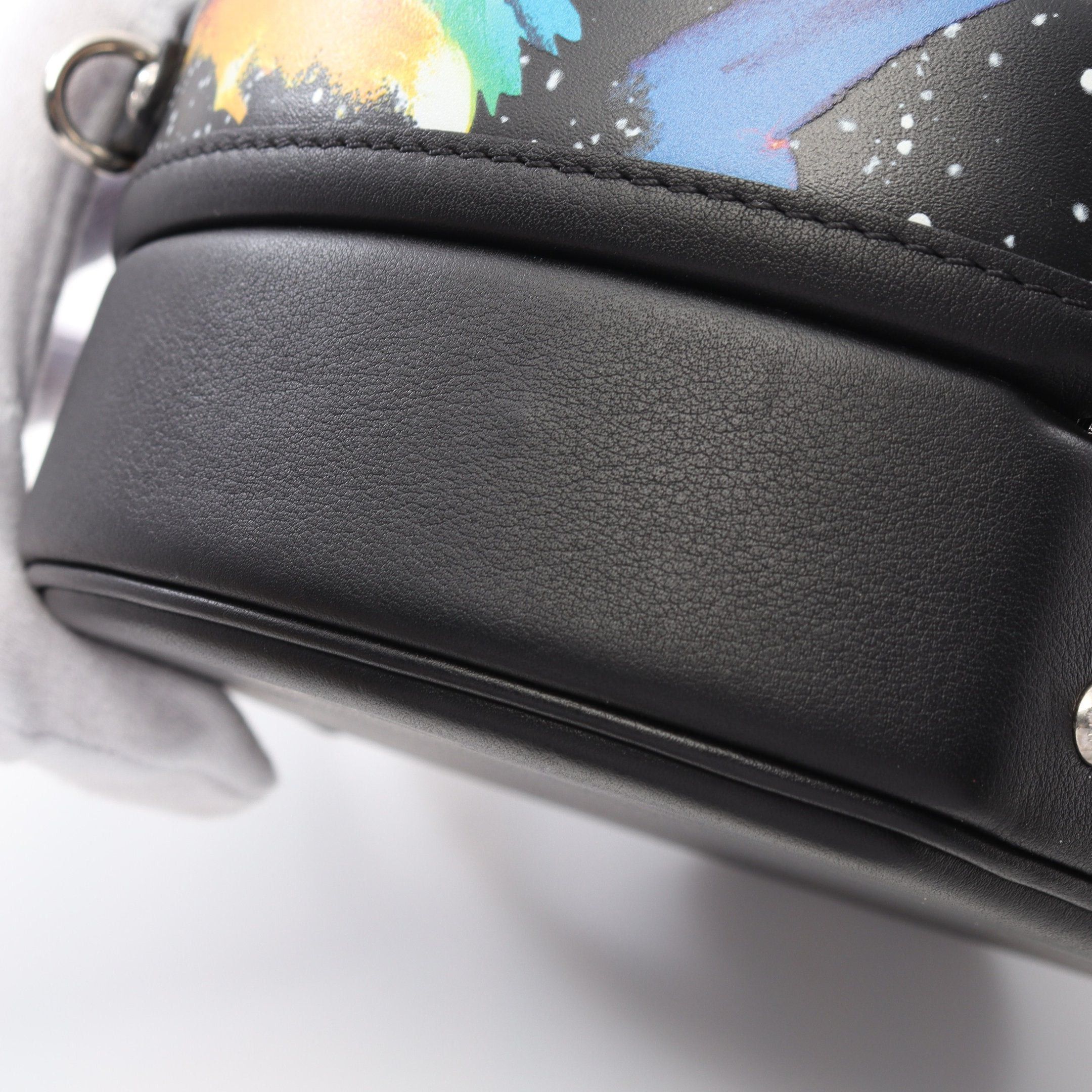 Louis Vuitton Louis Vuitton Petite Boatt Chapeau Handbag Leather Black Multicolor Size ONE SIZE - 7 Thumbnail