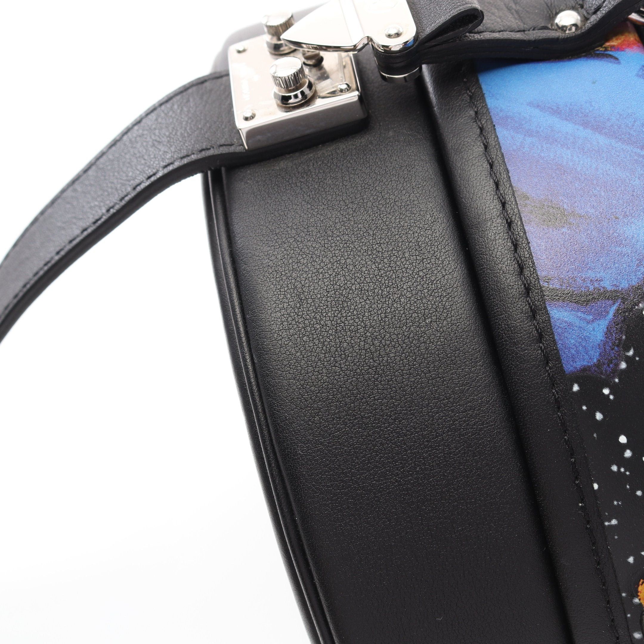 Louis Vuitton Louis Vuitton Petite Boatt Chapeau Handbag Leather Black Multicolor Size ONE SIZE - 6 Thumbnail