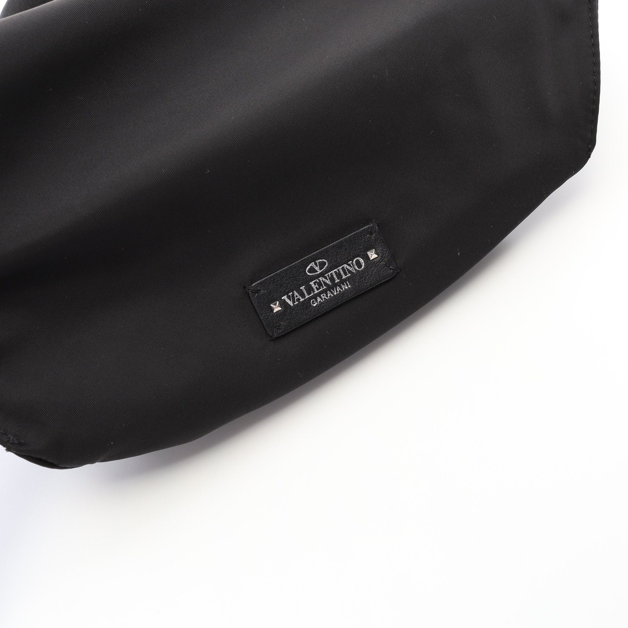 Valentino Valentino Rockstud Body Bag Waist Nylon Leather Black Size ONE SIZE - 6 Thumbnail