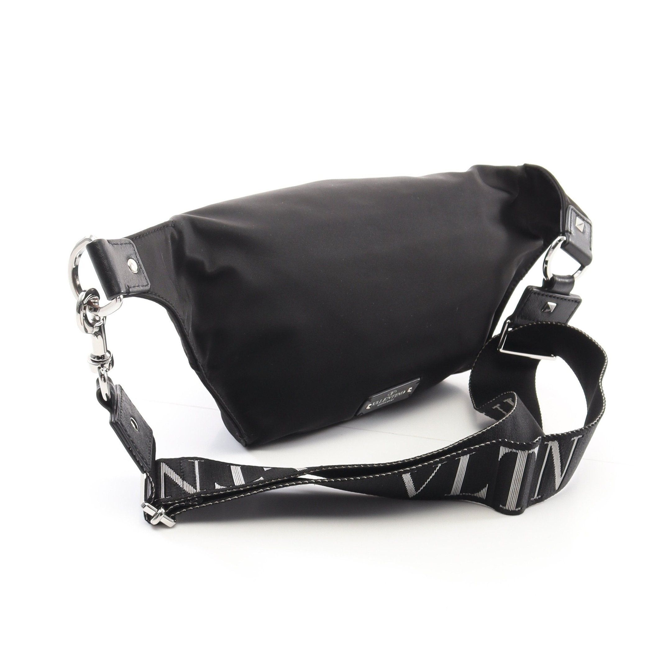 Valentino Valentino Rockstud Body Bag Waist Nylon Leather Black Size ONE SIZE - 2 Thumbnail