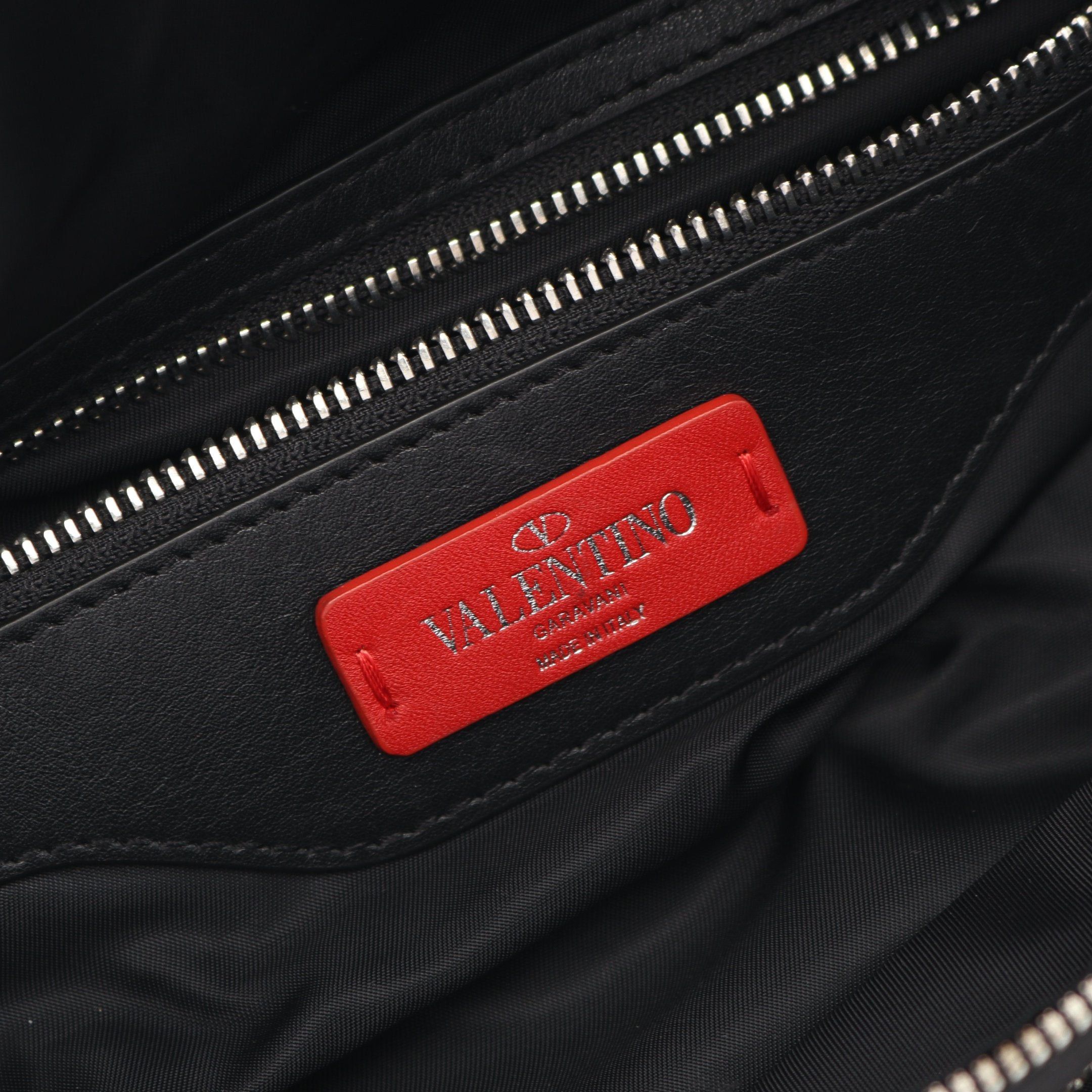 Valentino Valentino Rockstud Body Bag Waist Nylon Leather Black Size ONE SIZE - 4 Thumbnail