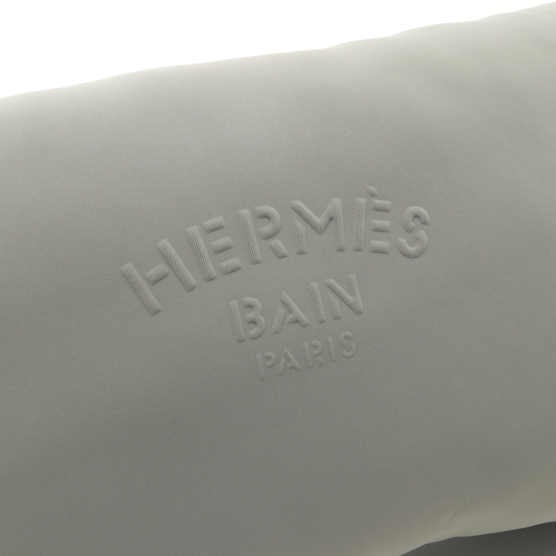 Hermes Hermes Yachting Pillow Accessory Nylon Cotton Gray White Size ONE SIZE - 3 Thumbnail