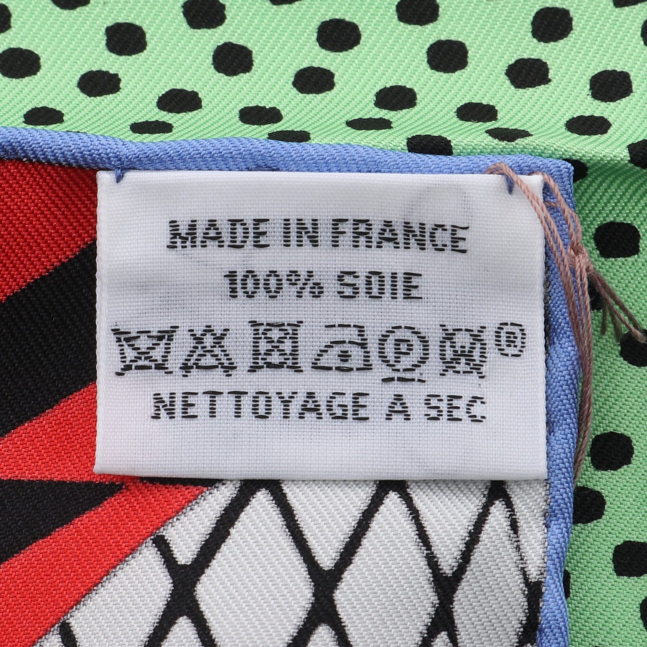 Hermes Hermes Carres 90 Grand The Atre Nouveau Scarf Silk Multicolor Size ONE SIZE - 3 Thumbnail
