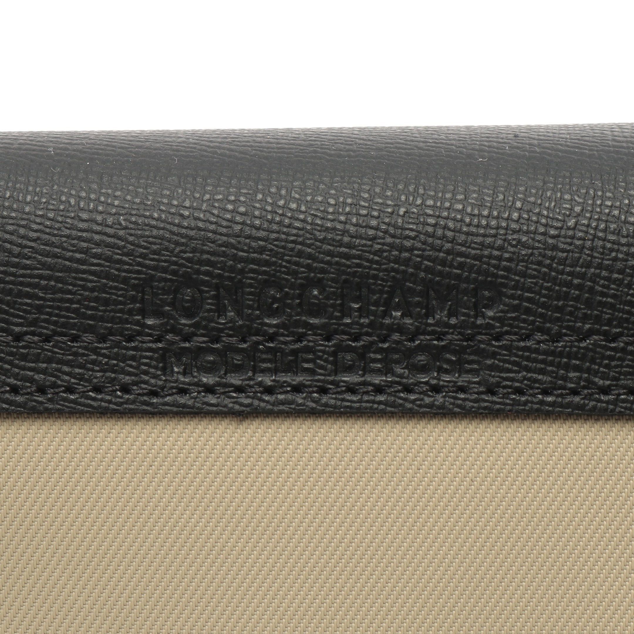 Longchamp Longchamp Le Preage Energy L Shoulder Bag Tote Nylon Leather Beige Black Size ONE SIZE - 4 Thumbnail