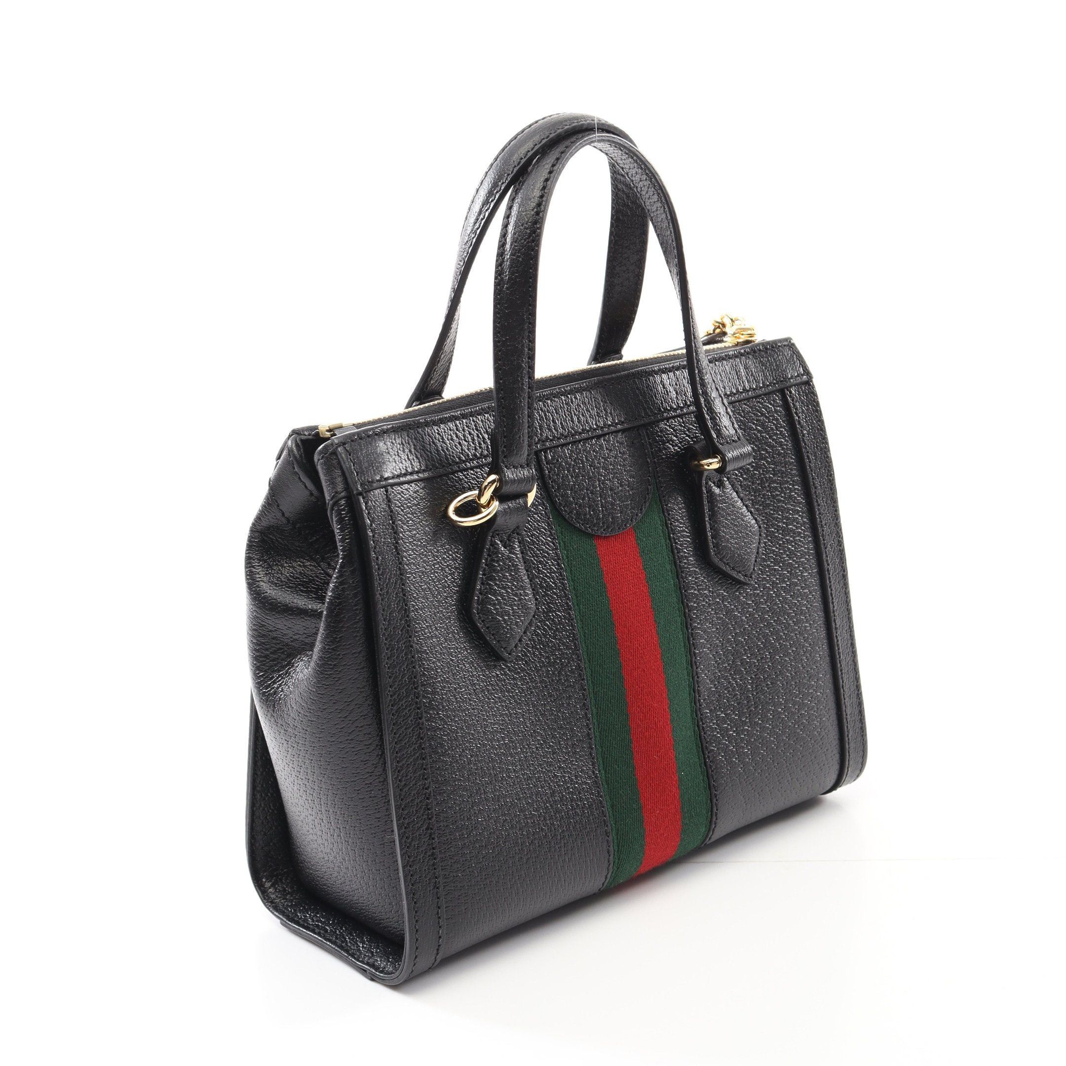 Gucci Gucci Ophidia Handbag Leather Black Multicolor Size ONE SIZE - 2 Thumbnail