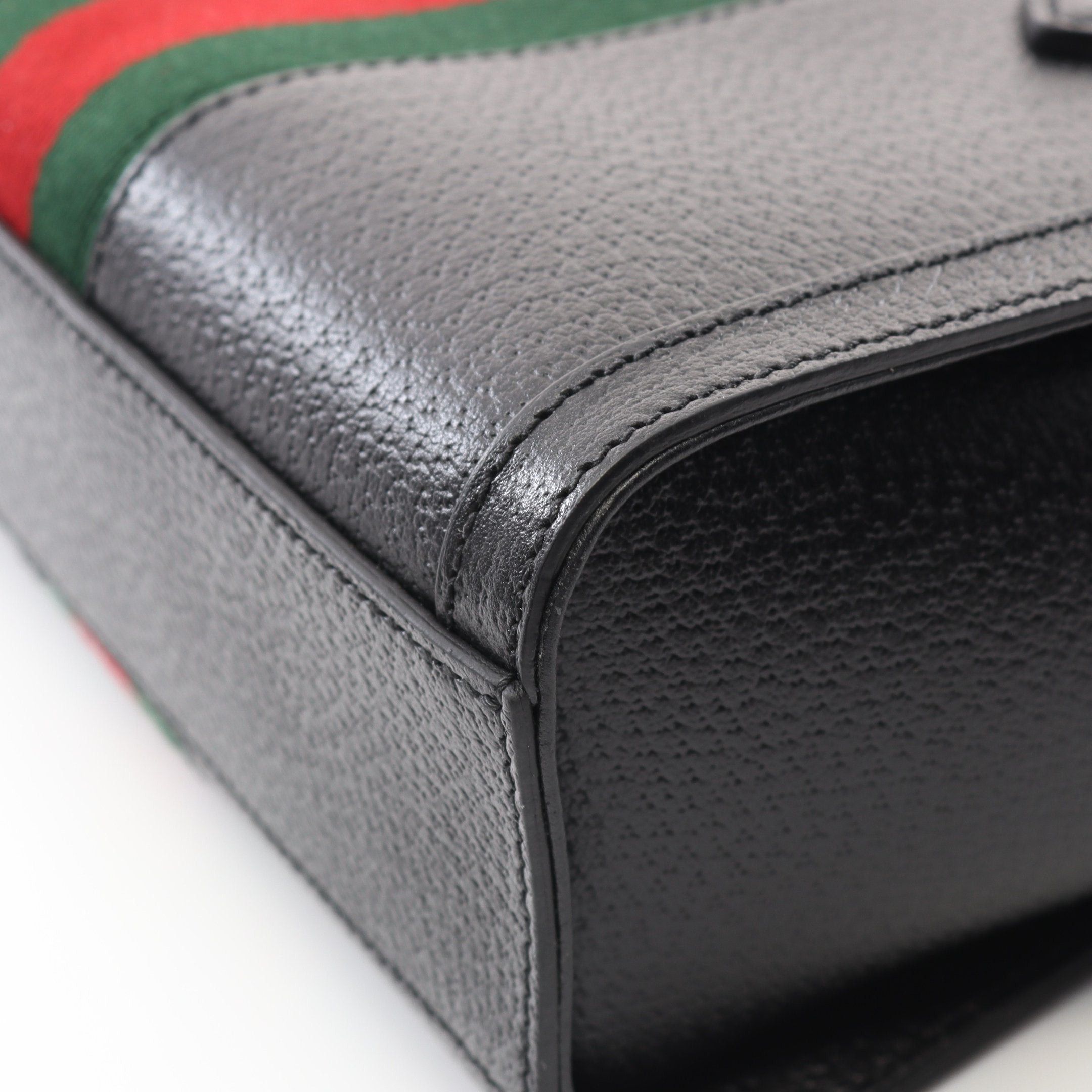 Gucci Gucci Ophidia Handbag Leather Black Multicolor Size ONE SIZE - 5 Thumbnail