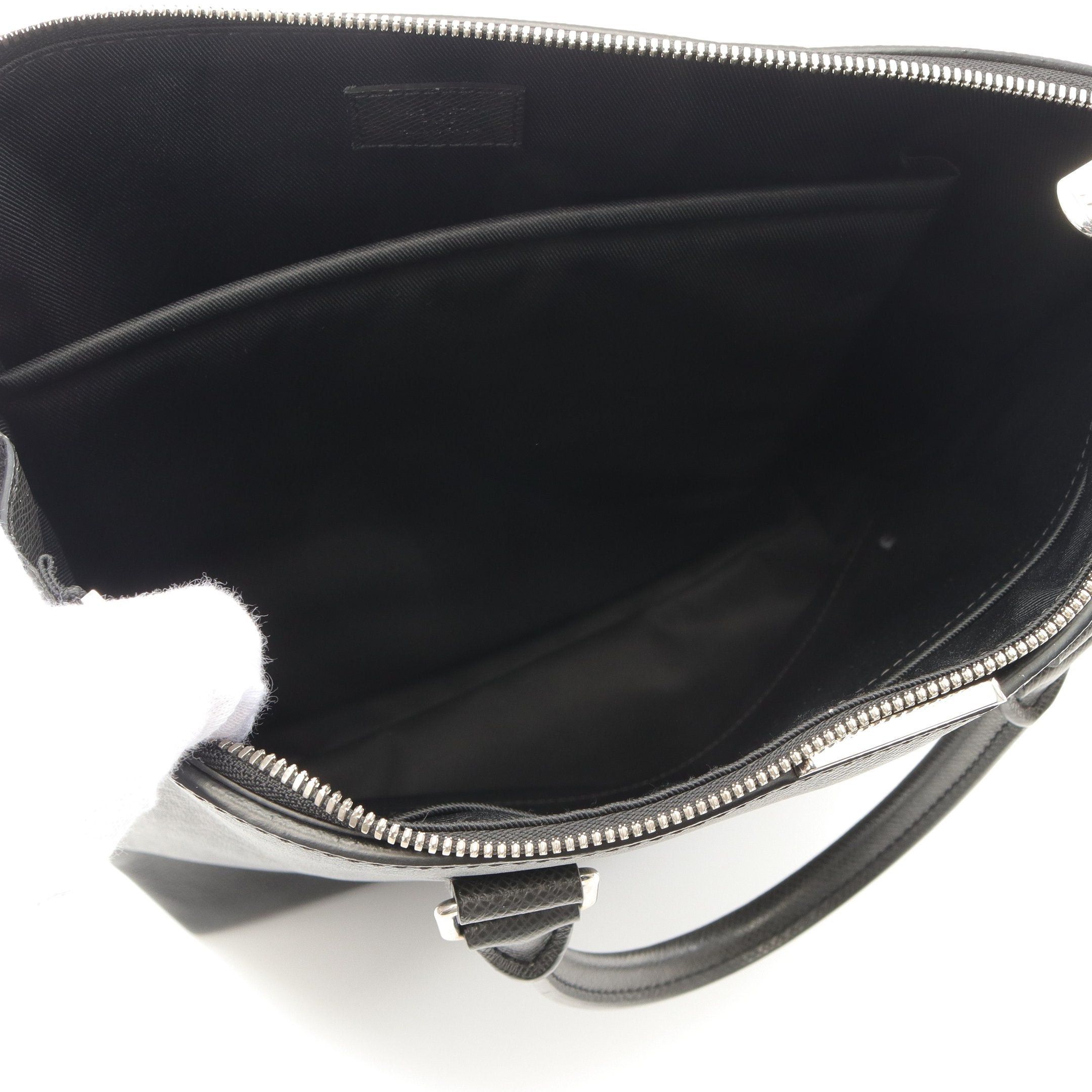 Louis Vuitton Louis Vuitton Anton Tote Taiga Noir Bag Handbag Leather Black Size ONE SIZE - 3 Thumbnail
