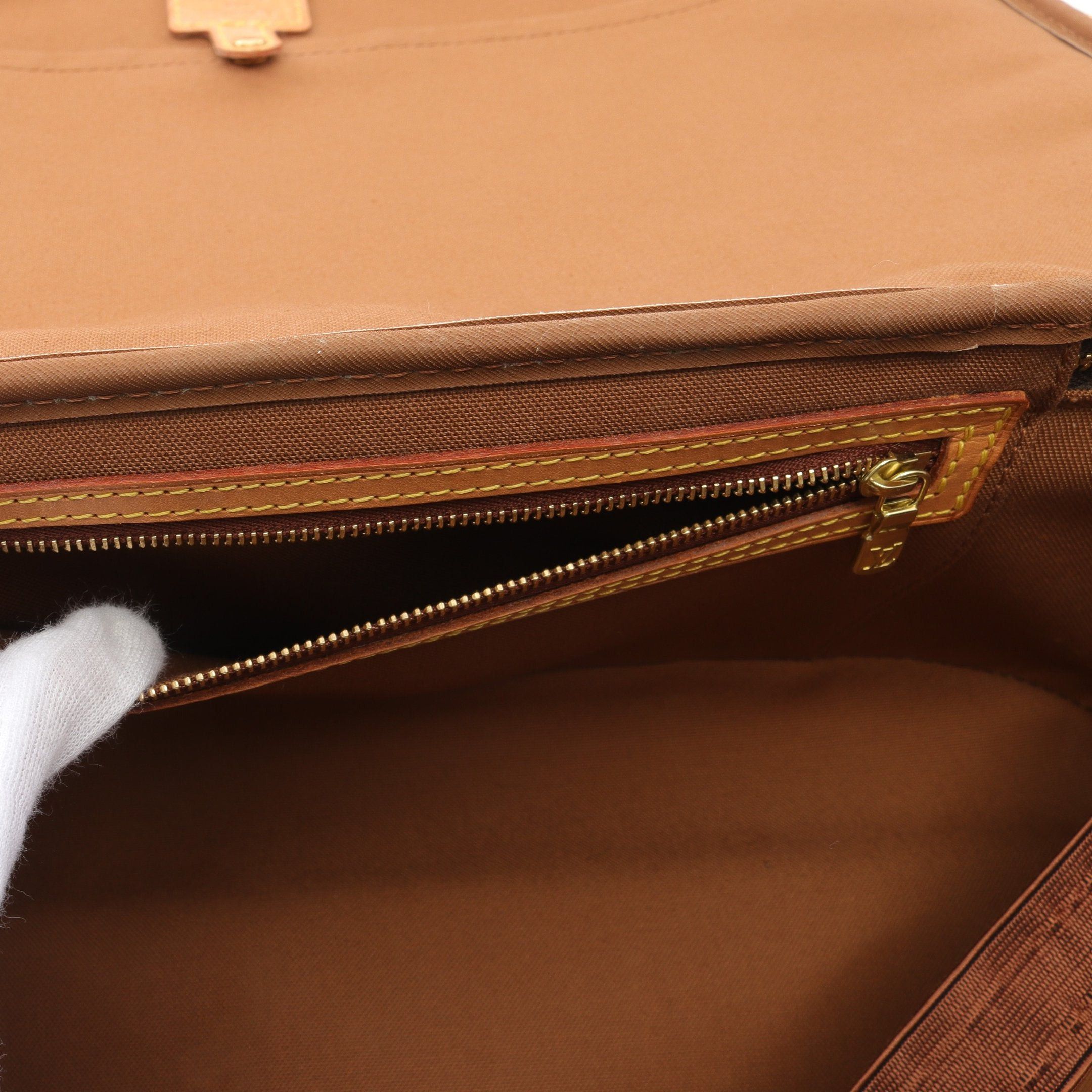 Louis Vuitton Louis Vuitton Packall Pm Monogram Travel Bag Boston Leather Brown Size ONE SIZE - 9 Thumbnail