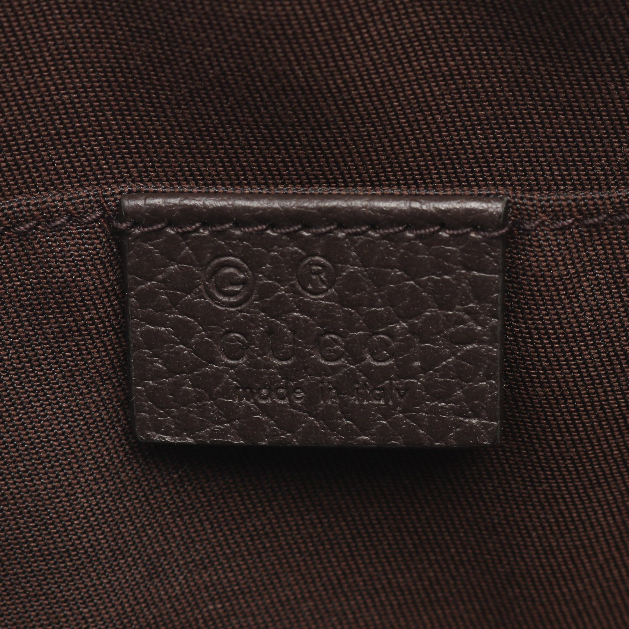 Gucci Gucci Gg Canvas Body Bag Waist Leather Beige Dark Brown Size ONE SIZE - 4 Thumbnail