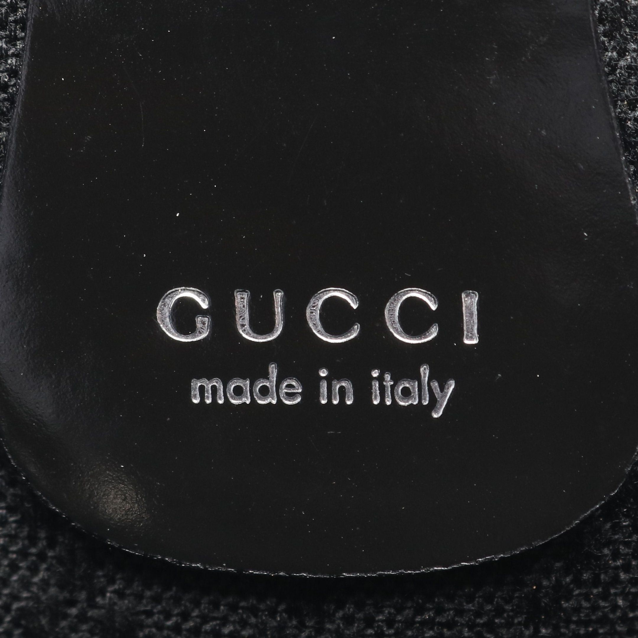 Gucci Gucci Bamboo Backpack Rucksack Nylon Canvas Leather Black Size ONE SIZE - 4 Thumbnail