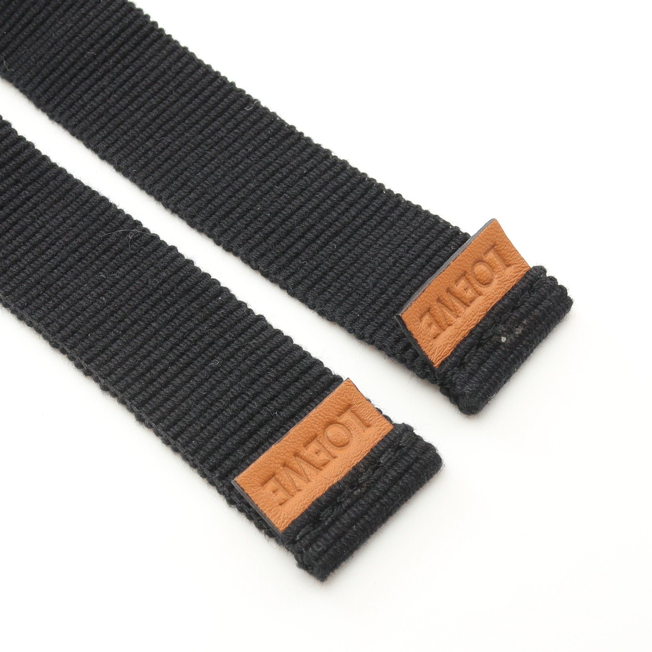 Loewe Loewe Belt Circle Leather Canvas Brown Black Size ONE SIZE - 6 Thumbnail