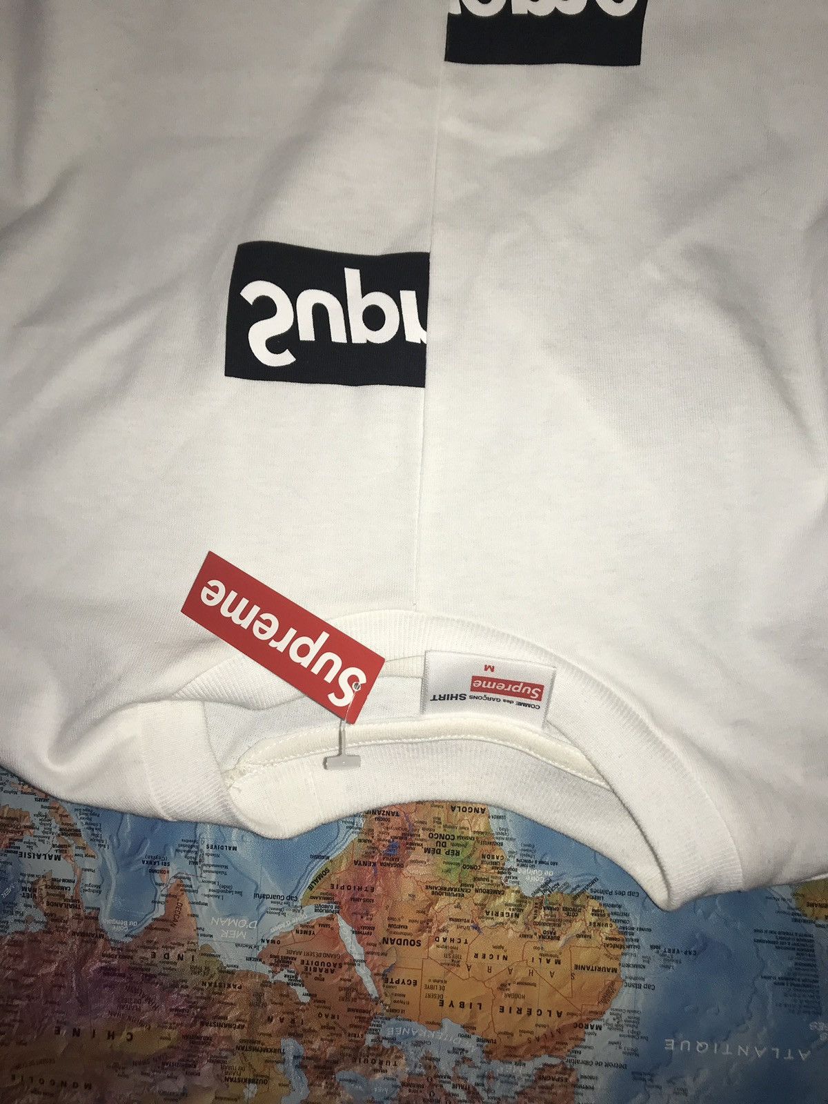 Comme des Garcons × Supreme Supreme Boxe Logo Tee Size US M / EU 48-50 / 2 - 1 Thumbnail