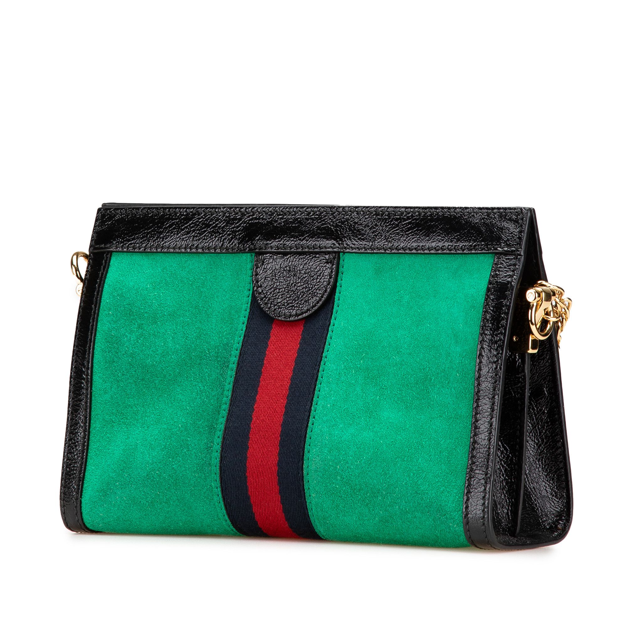 Gucci Gucci Small Suede Web Ophidia Chain Crossbody Size ONE SIZE - 2 Thumbnail